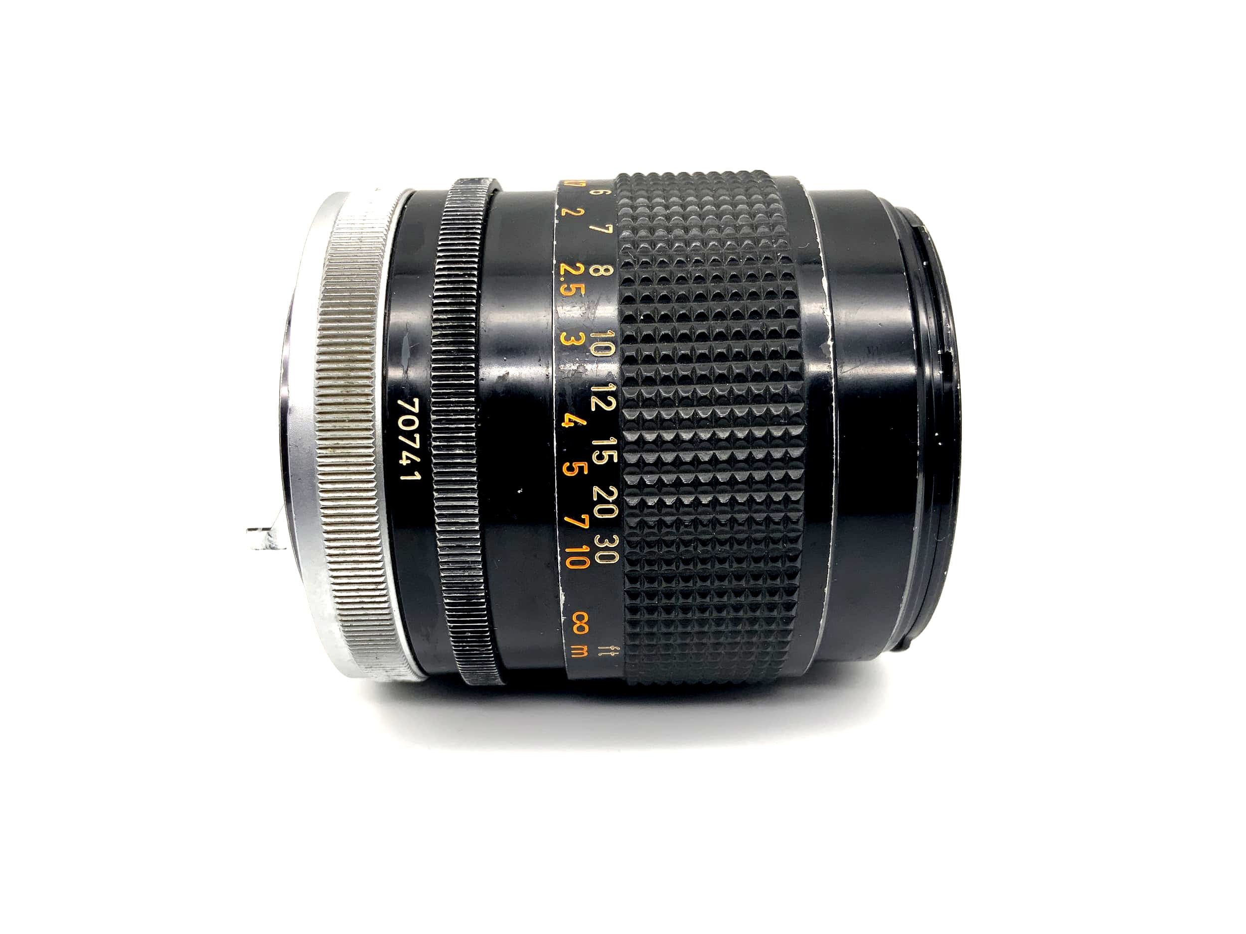 Canon 100mm 1:2.8 Lens Lens FD SSC Camera Camera Lens (Canon FD)