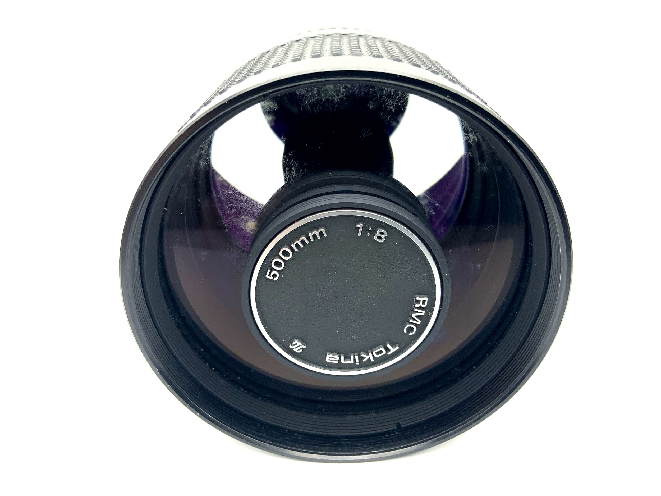 Objectif miroir Tokina 500 mm 1:8 RMC !Objectif champignon! (Minolta MD)