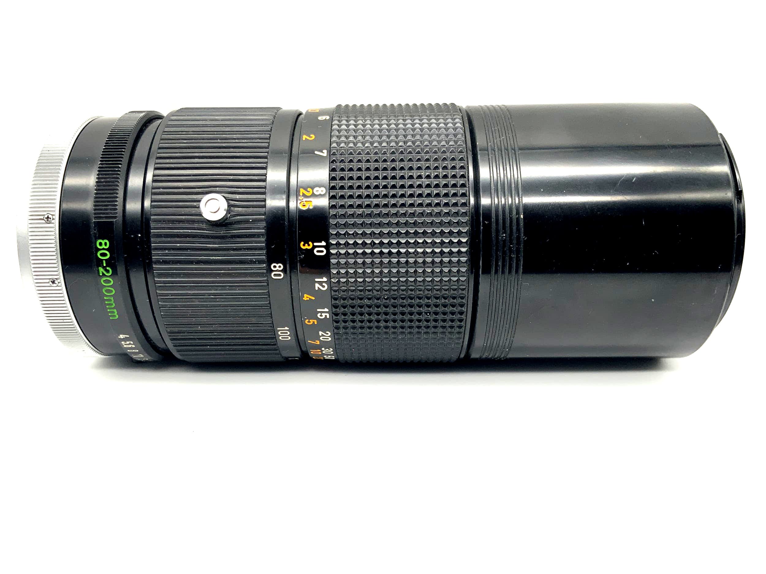 Objectif zoom Canon 80-200 mm 1:4 FD SSC, objectif champignon (Canon FD)