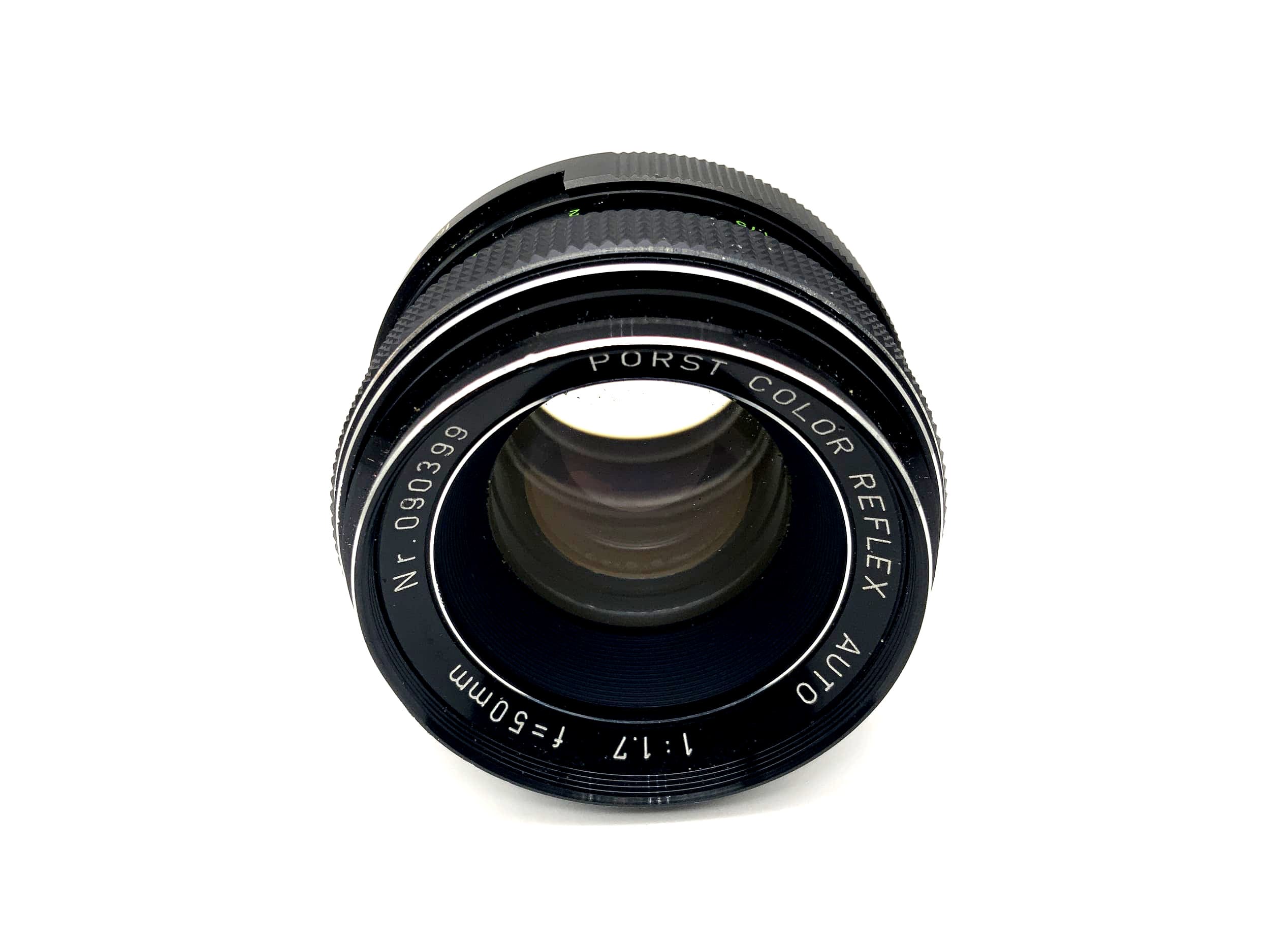 Objectif pour appareil photo reflex couleur Porst 50 mm 1:1.7 (M42)