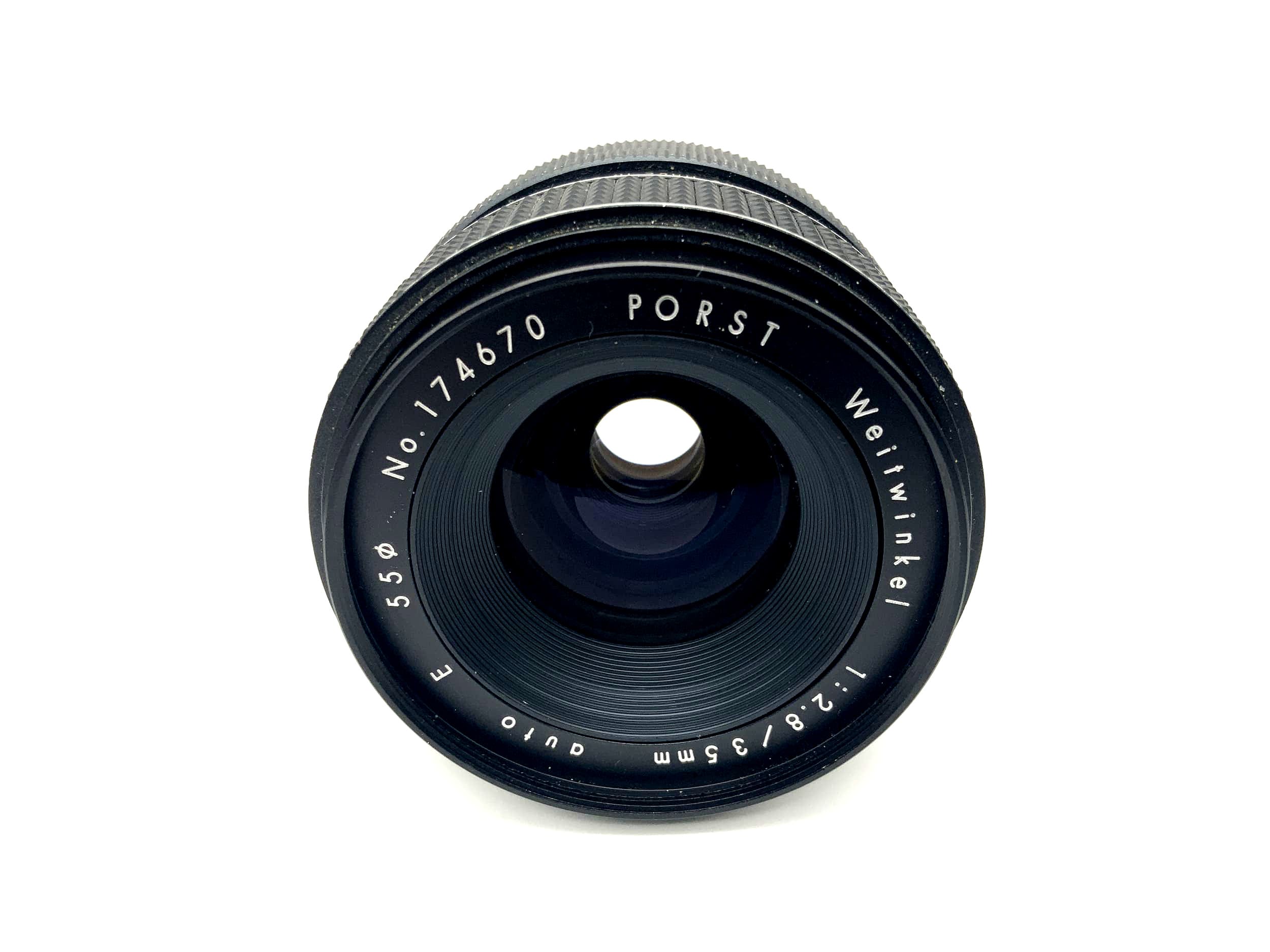 Porst 35mm 1:2.8 lens auto E wide angle ww camera lens (M42)