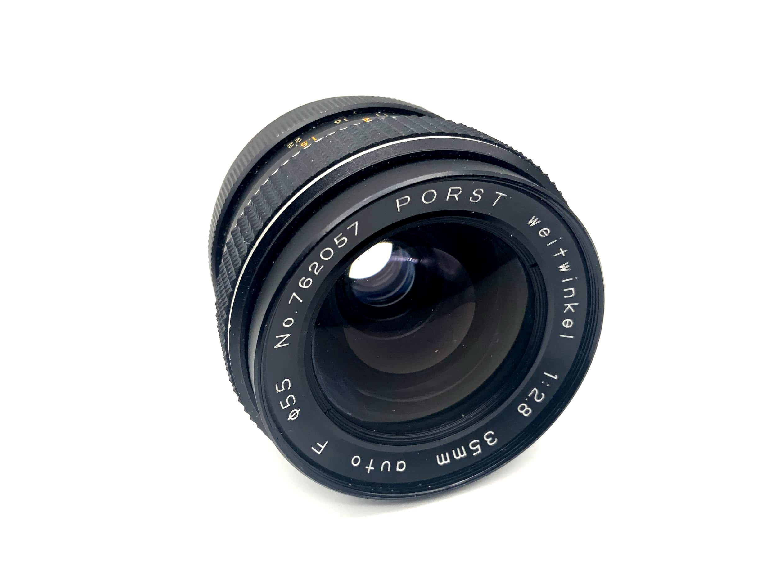 Porst 35mm 1:2.8 lens auto F wide angle ww camera lens (M42)