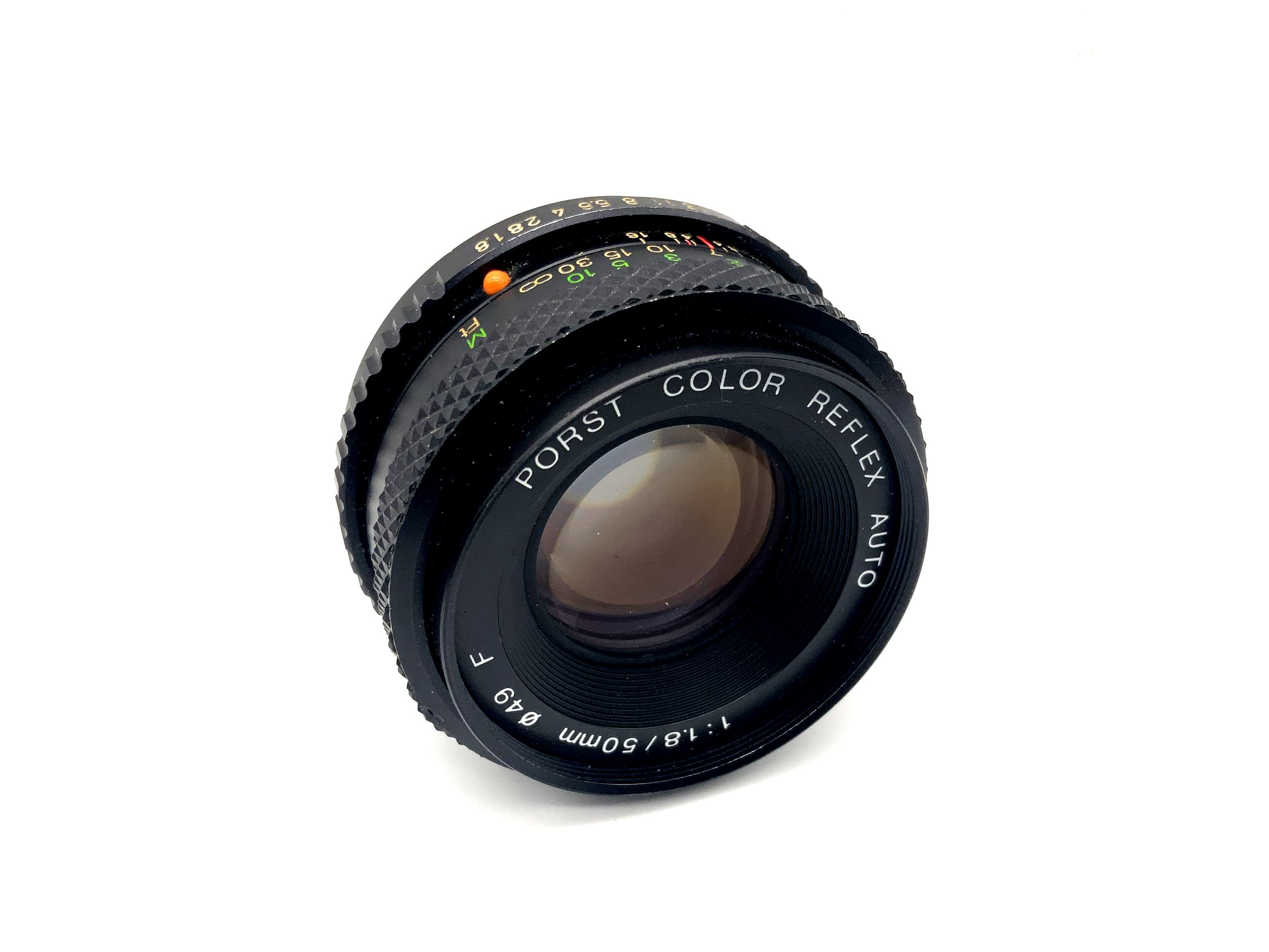 Porst 50mm 1:1.8 Lens F Color Reflex Auto Camera Lens (M42)