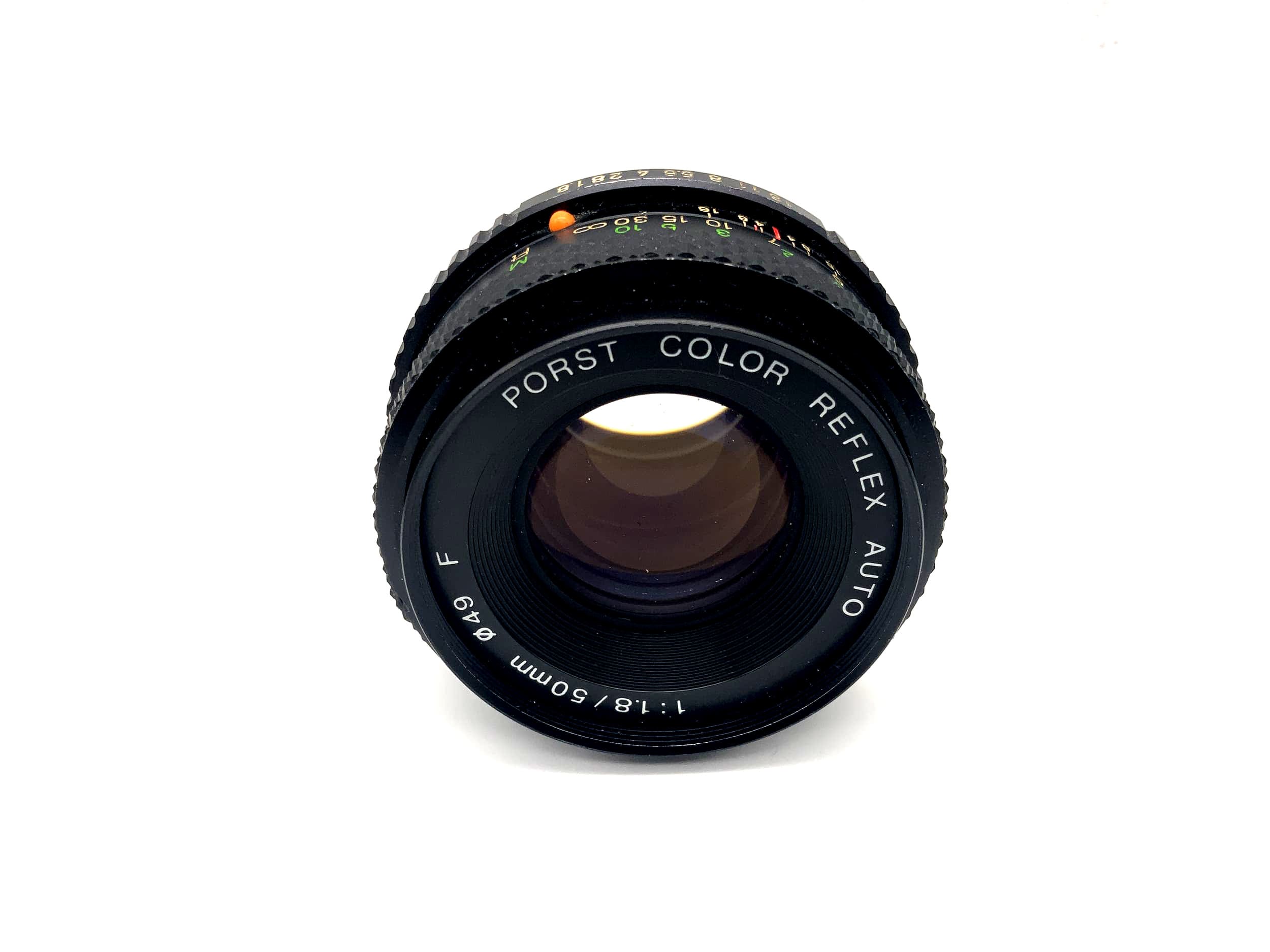 Porst 50mm 1:1.8 Lens F Color Reflex Auto Camera Lens (M42)
