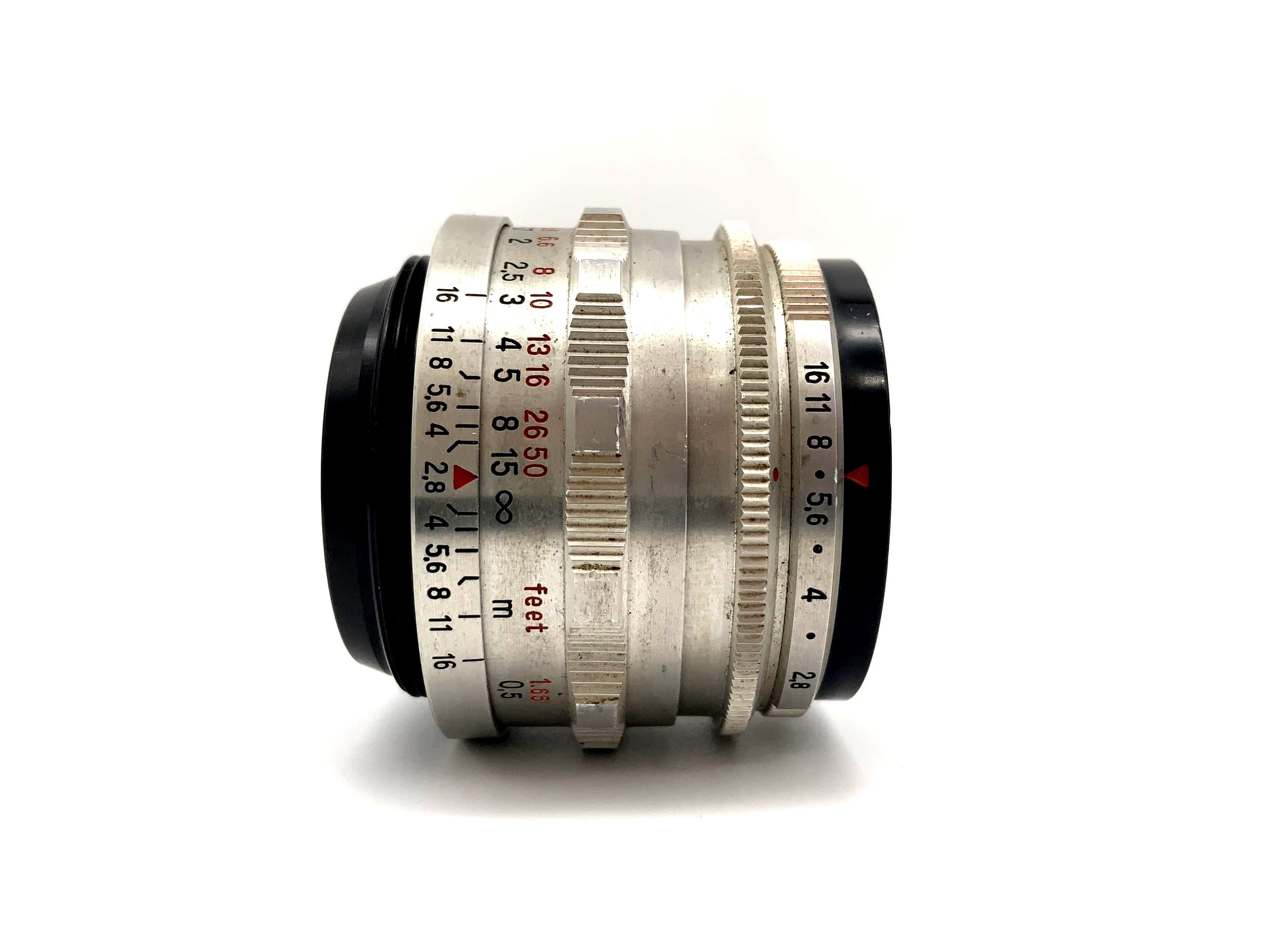 Objectif Carl Zeiss 50 mm 1:2.8 Tessar 14 lames Q1 (M42)