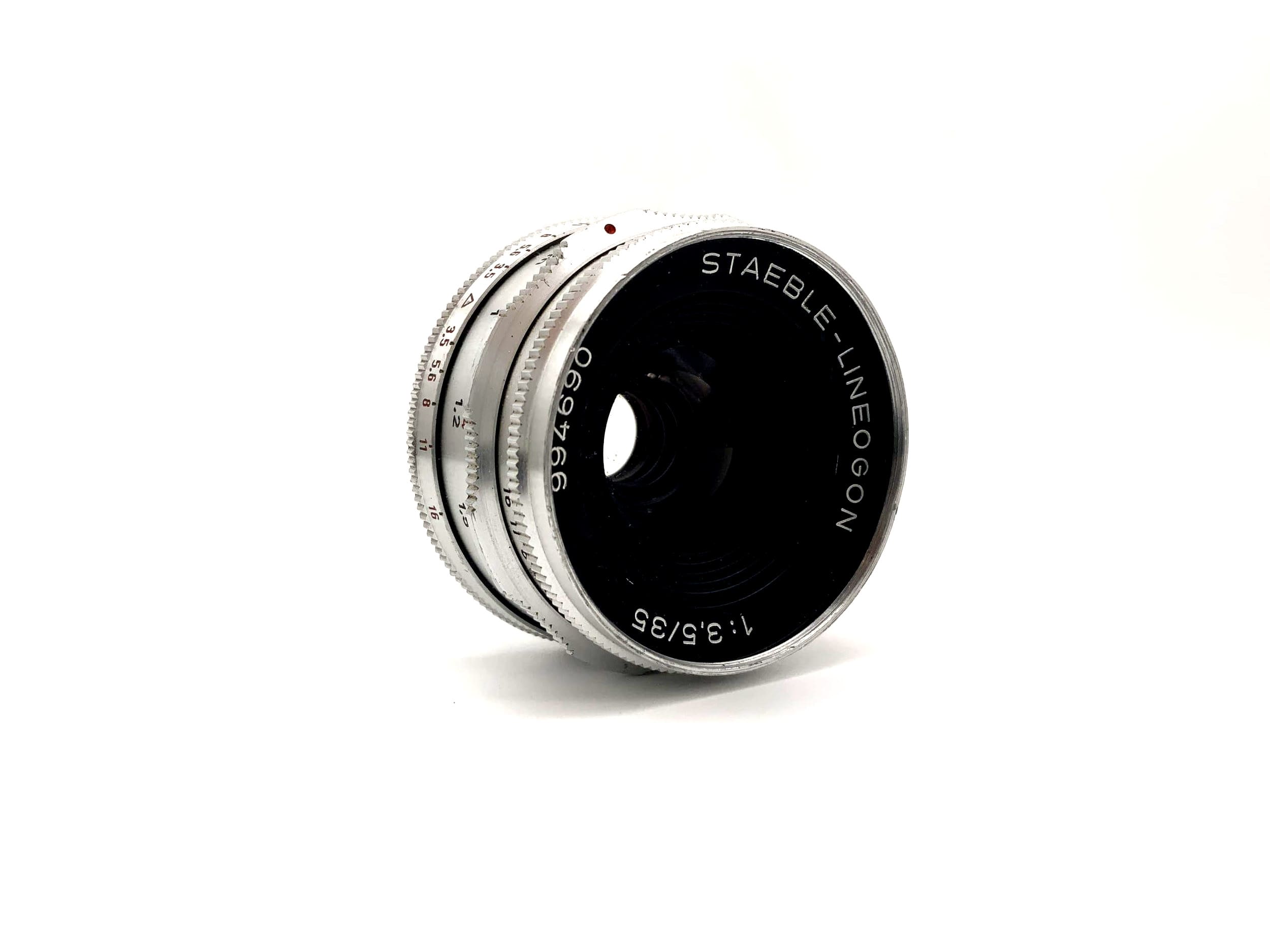 Staeble 35mm 1:3.5 Lineogon lens compatible with Leica camera (M39)