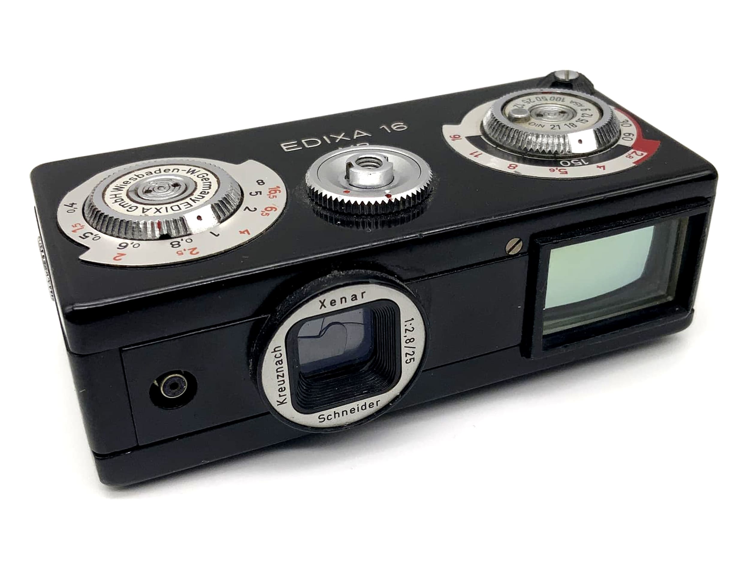Edixa 16 MB with Schneider Kreuznach Xenar 1:2.8/25 miniature camera subminiature format