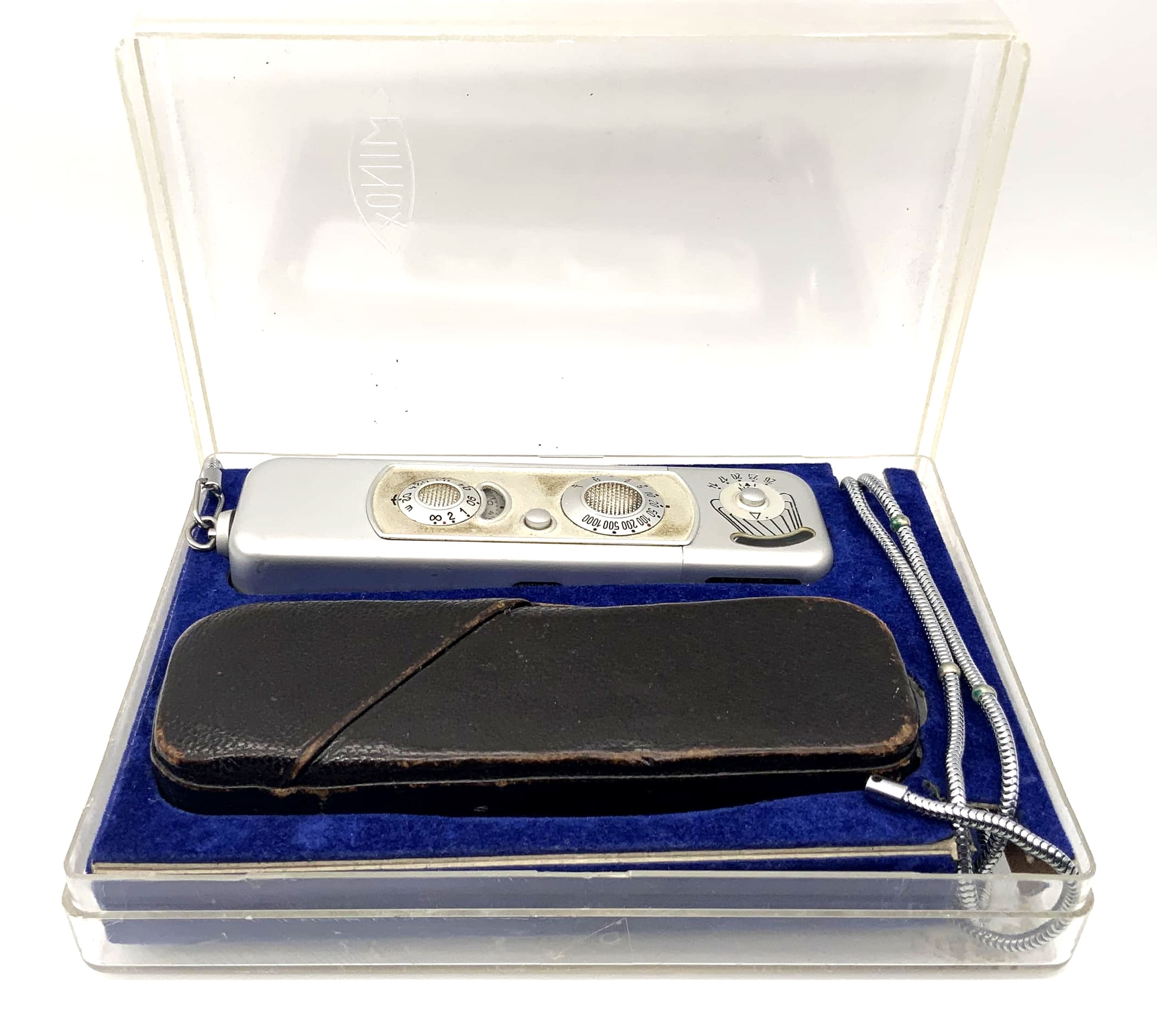 Minox B with Complan 1:3.5 f=15mm with original packaging and case, miniature camera, spy cam