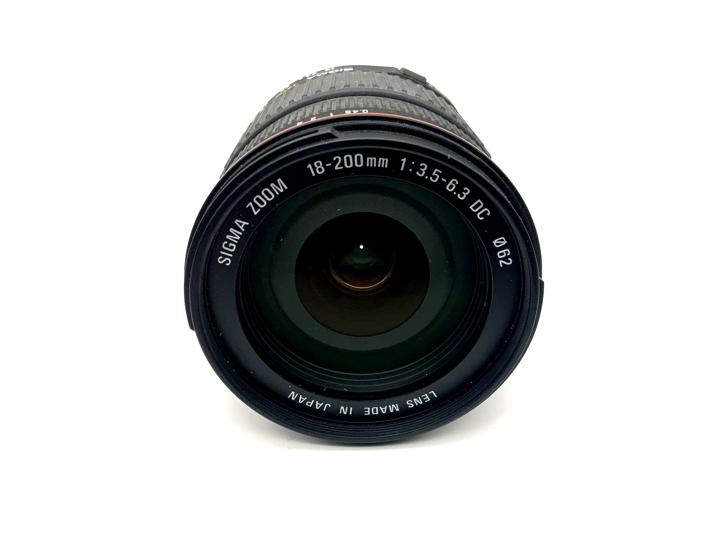 Objectif Sigma 18-200 mm 1:3.5-6.3 D Objectif zoom Sigma DC (Nikon AF)