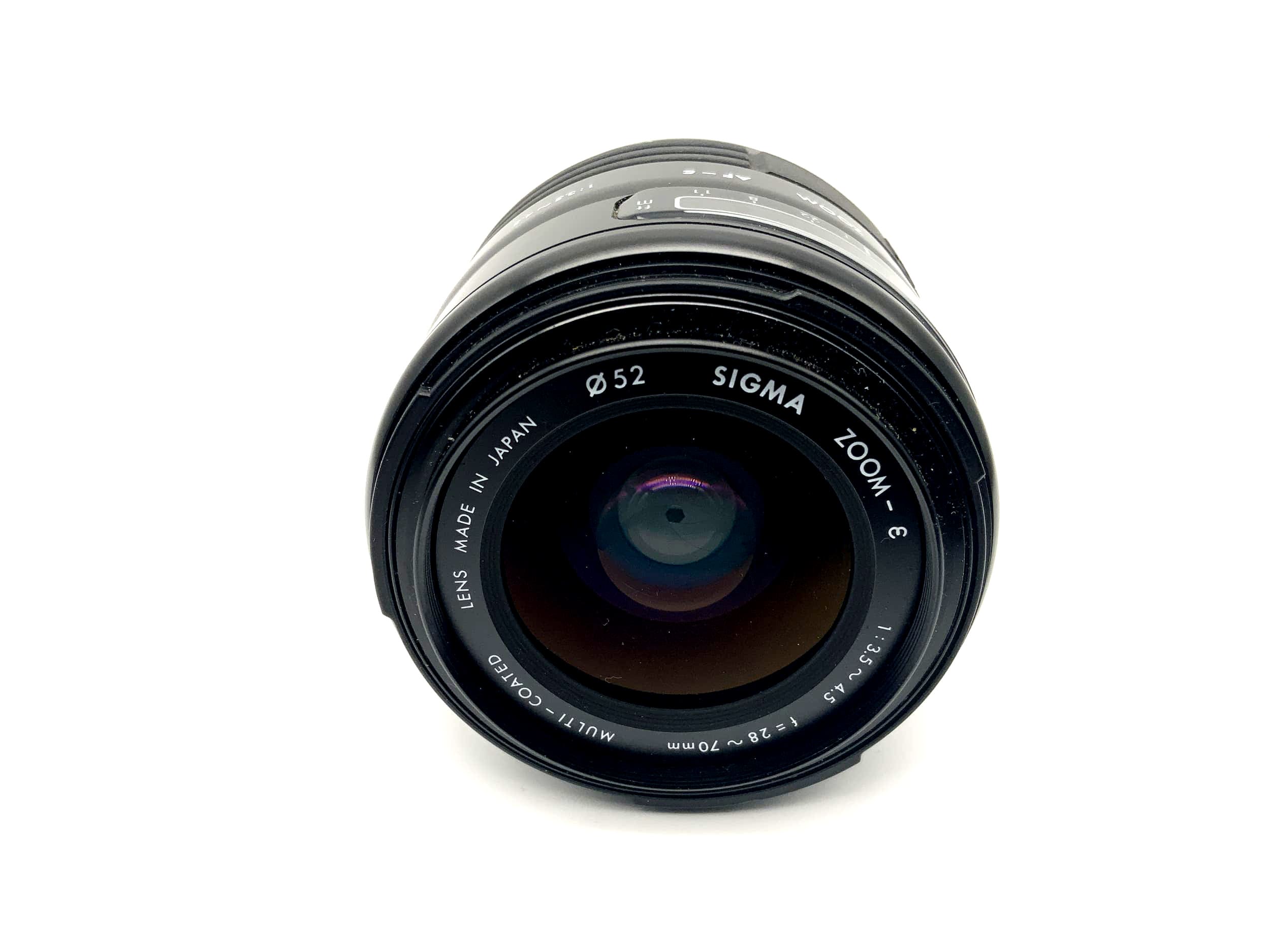 Objectif Sigma 28-70 mm 1:3,5-4,5 Zoom-E AF-E Objectif MC multicouche (Nikon AF)