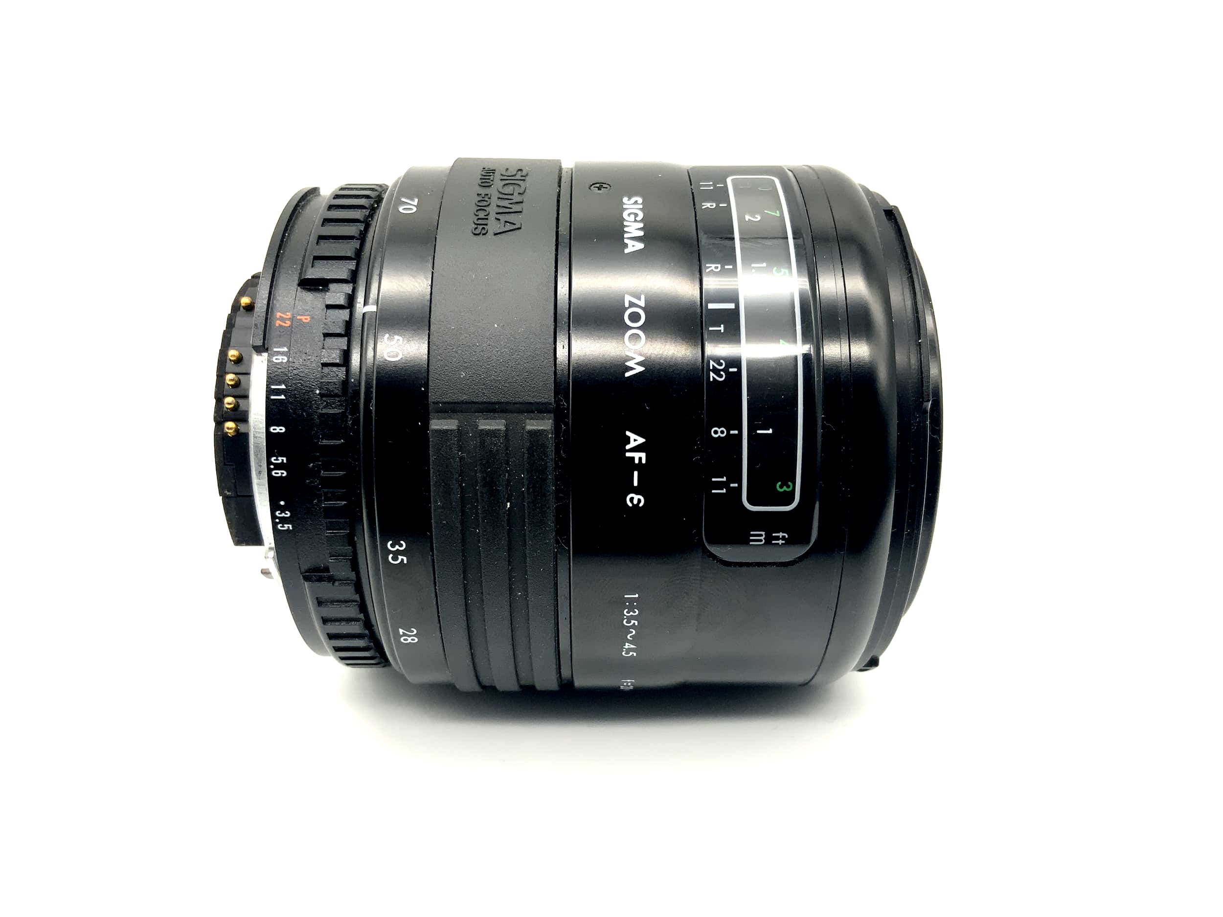 Objectif Sigma 28-70 mm 1:3,5-4,5 Zoom-E AF-E Objectif MC multicouche (Nikon AF)