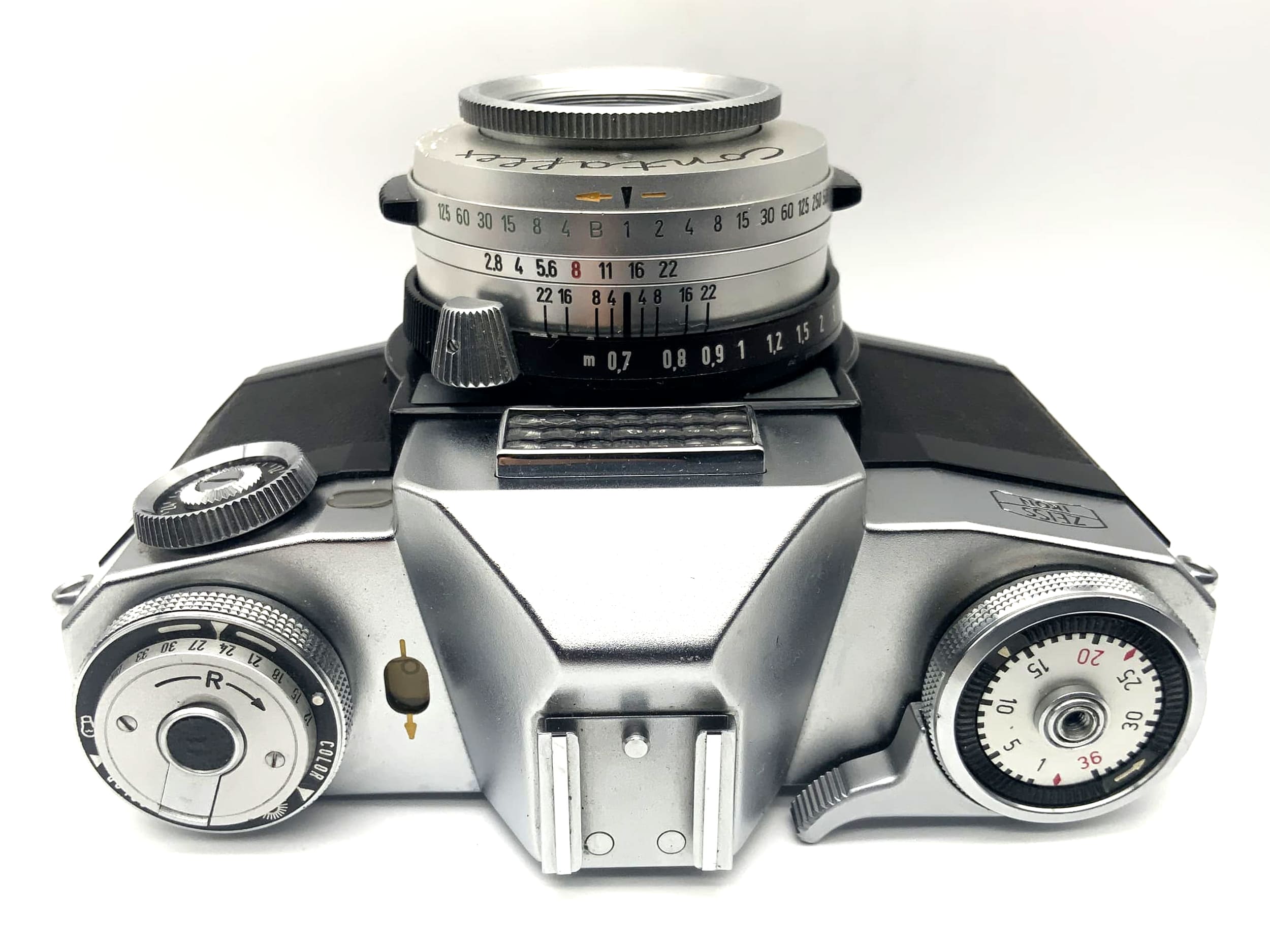 Zeiss Ikon Contaflex Synchro-Compur 35mm SLR analog (Carl Zeiss Tessar 2.8/50)