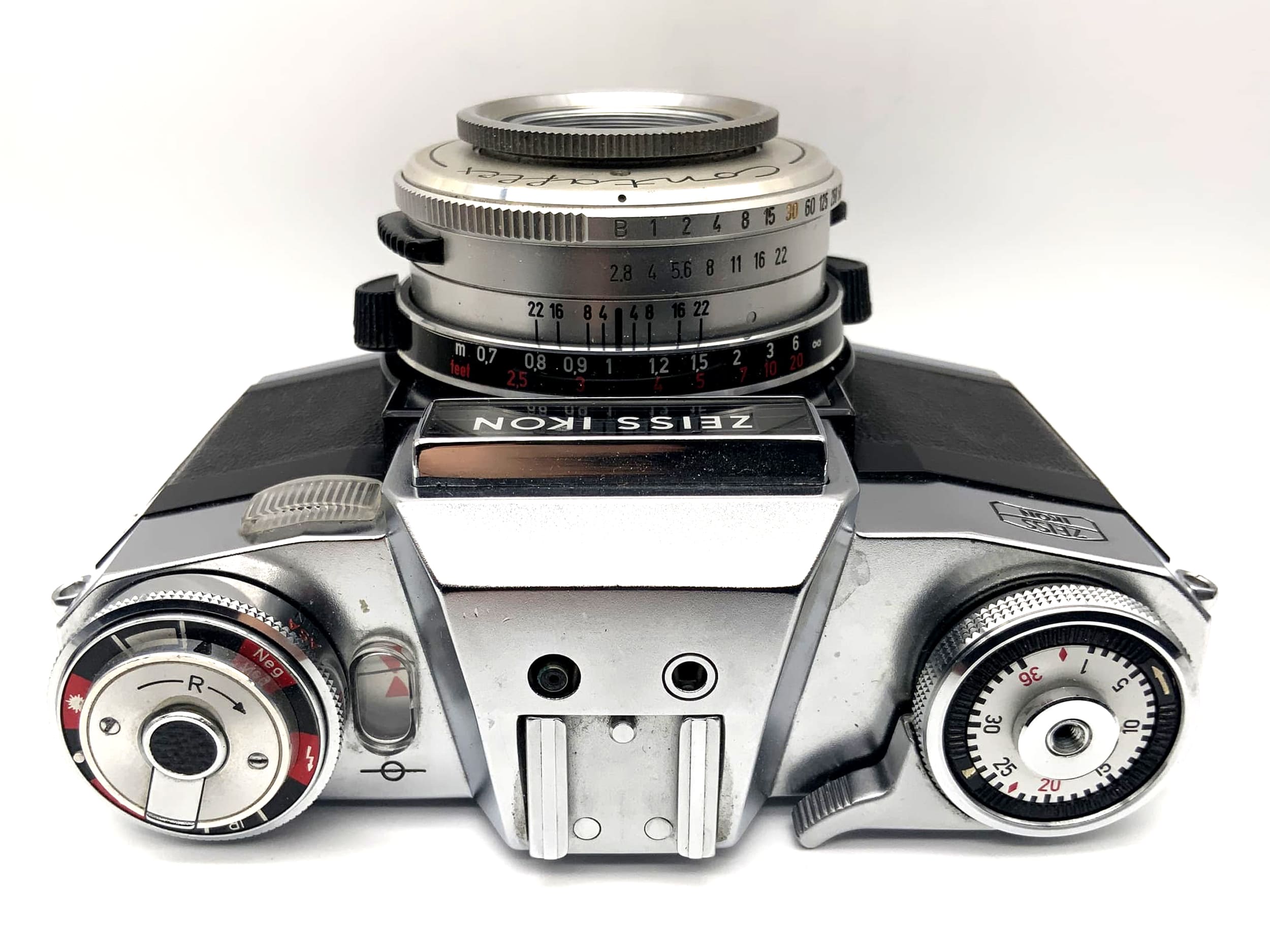 Zeiss Ikon Contaflex Super B Synchro-Compur-X with Tessar 2.8/50 !Beli defective!
