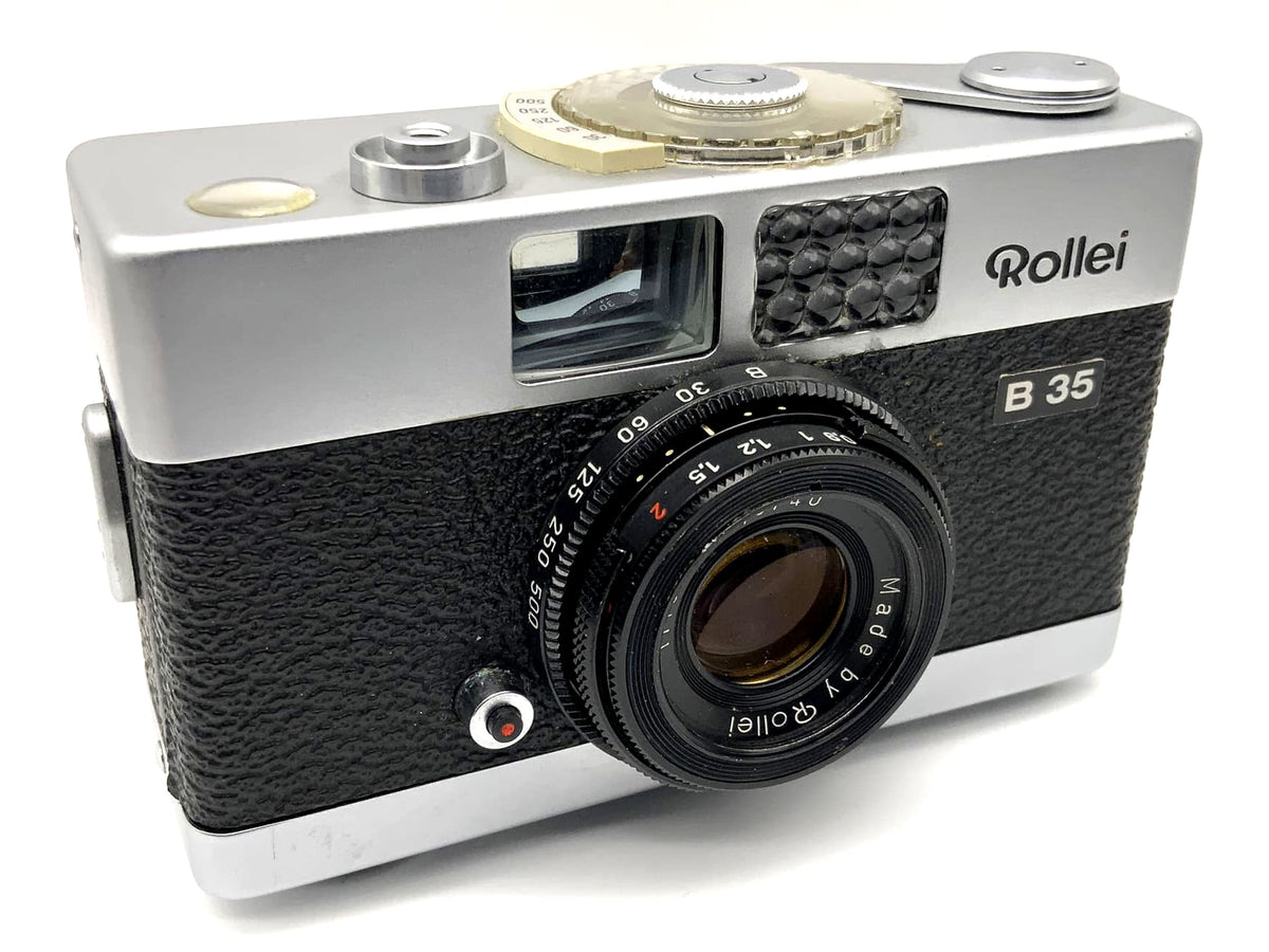 Appareil photo compact 35 mm Rollei B 35 à visée directe avec objectif chromé Triotar 3.5/40.