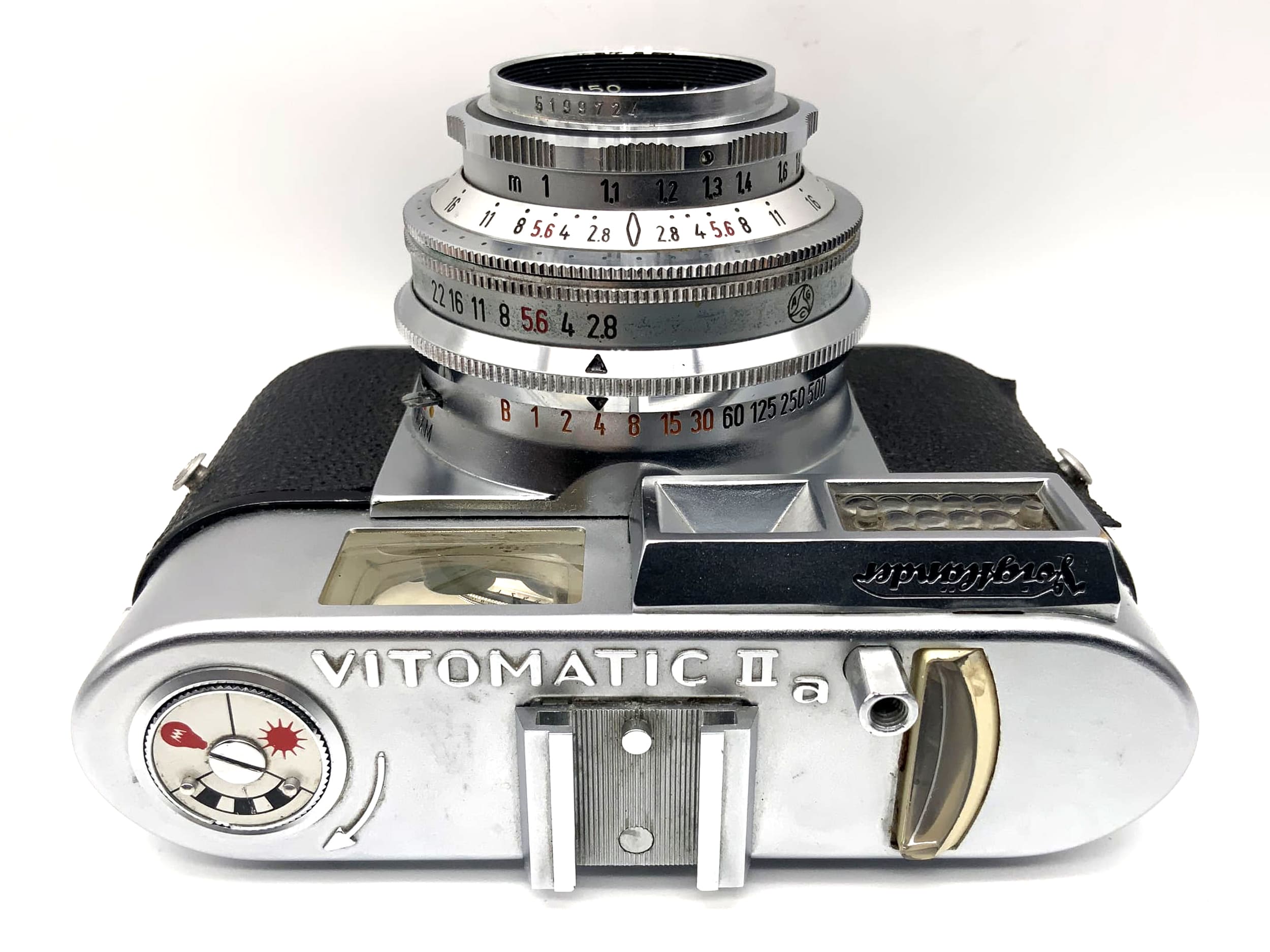 Voigtländer Vitomatic IIa rangefinder camera with Color-Skopar 2.8/50 Prontor SLK-V