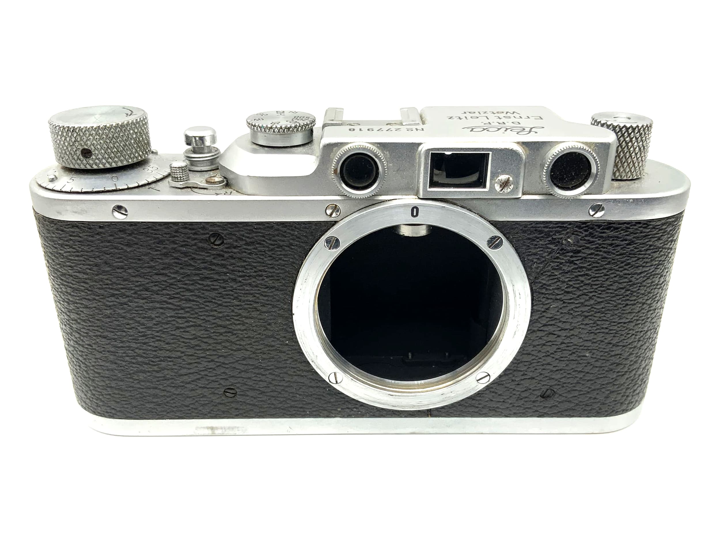 Leitz Leica II 1938 rangefinder camera with Elmar 9cm 1:4 90mm Leica 2 No. 277918