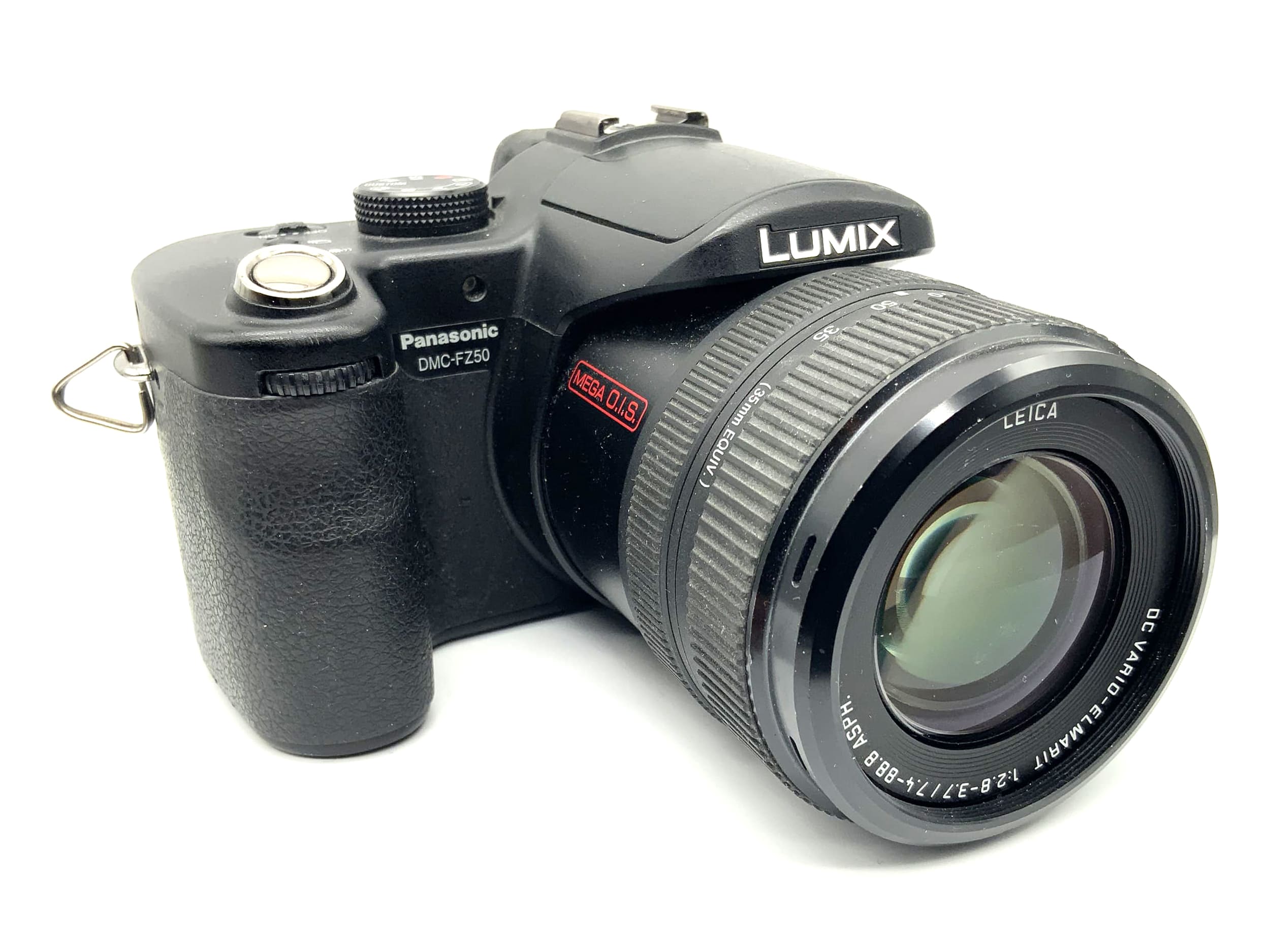 Appareil photo bridge Panasonic Lumix DMC-FZ50 avec objectif Leica DC Vario-Elmarit 35-420