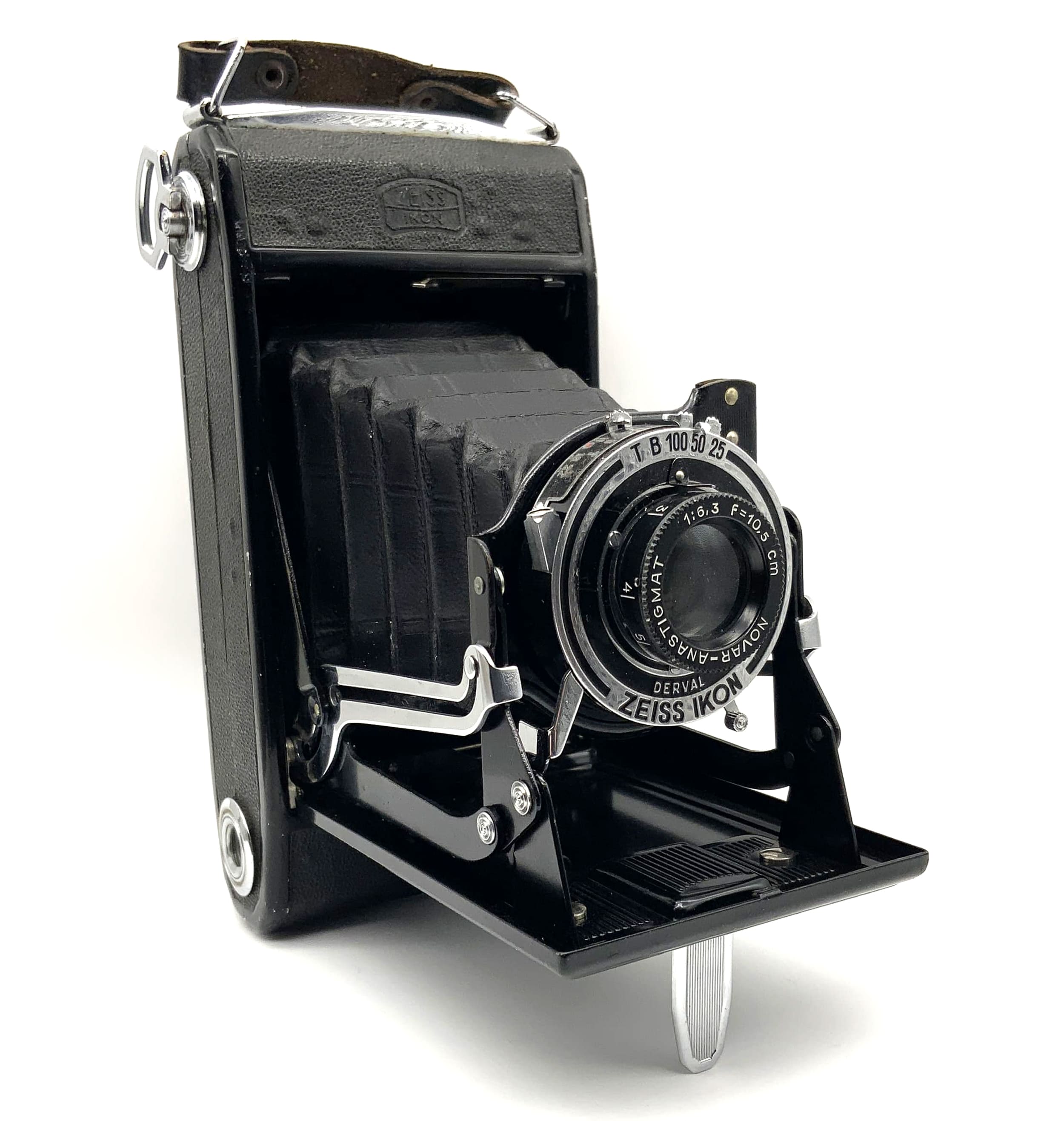 Appareil photo pliant Zeiss Ikon 515/2 avec objectif Novar Anastigmat 1:6.3 10,5 cm Derval