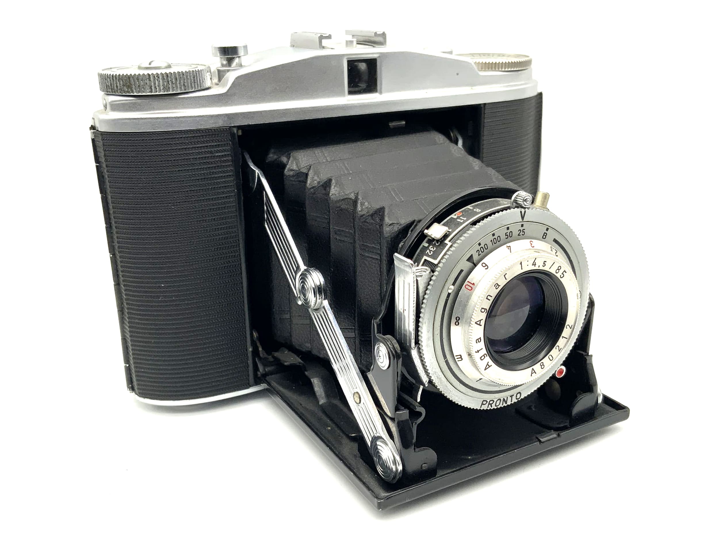 Appareil photo pliant Agfa Isolette II avec objectif moyen format Agnar 1:4.5/85 Pronto 6x6