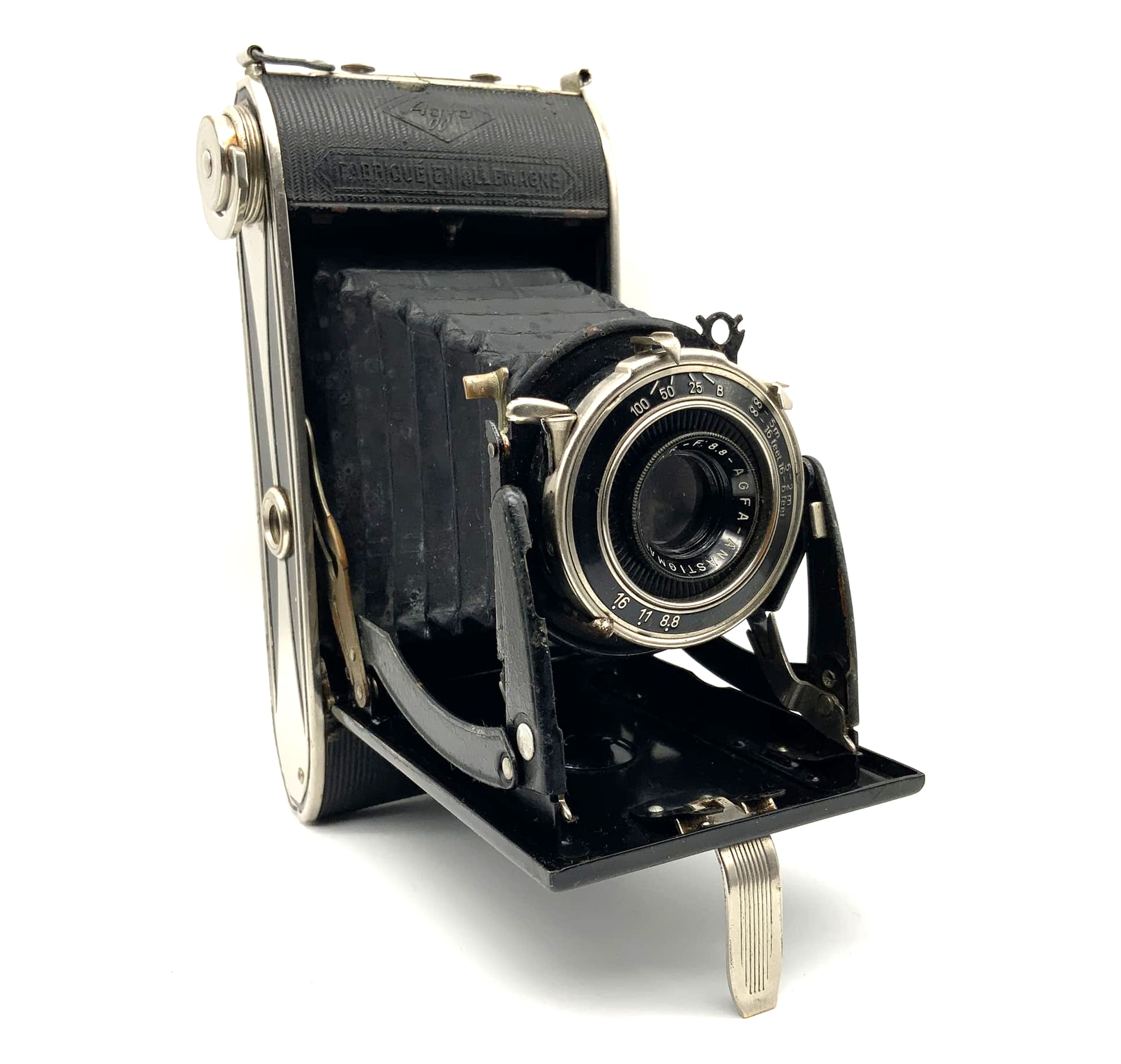 Appareil photo pliant Agfa Billy Record avec objectif analogique Anastigmat Joestar F8.8