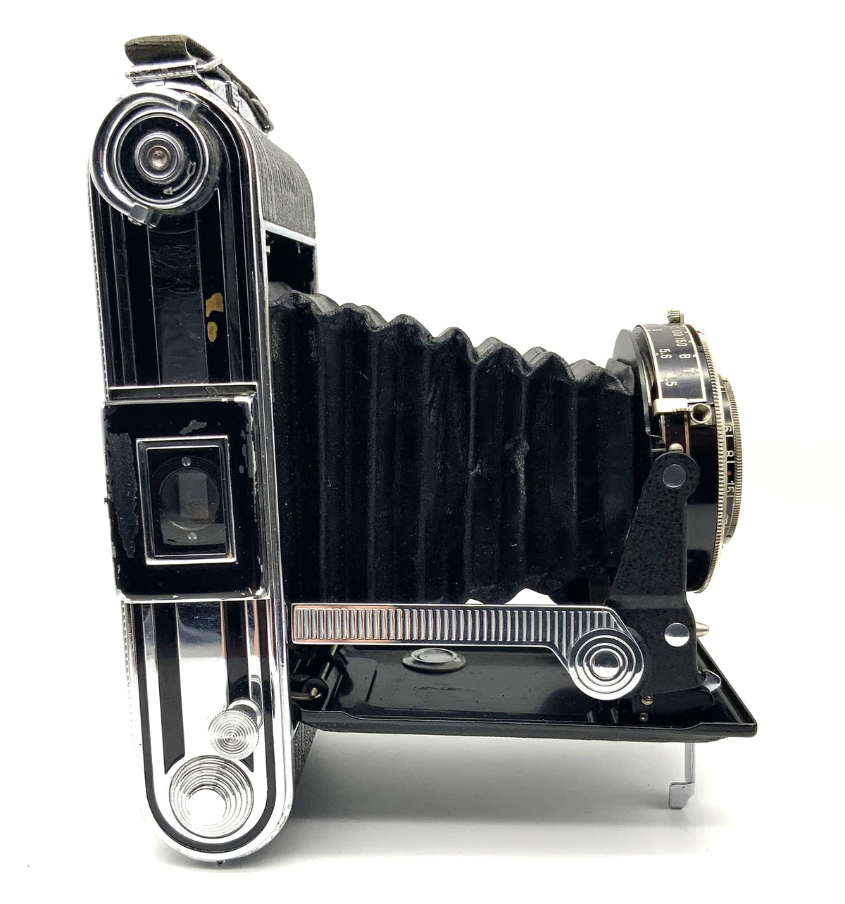 Appareil photo pliant Kodak Junior 620 avec objectif Anastigmat f:4.5 F=10.5cm, appareil photo analogique