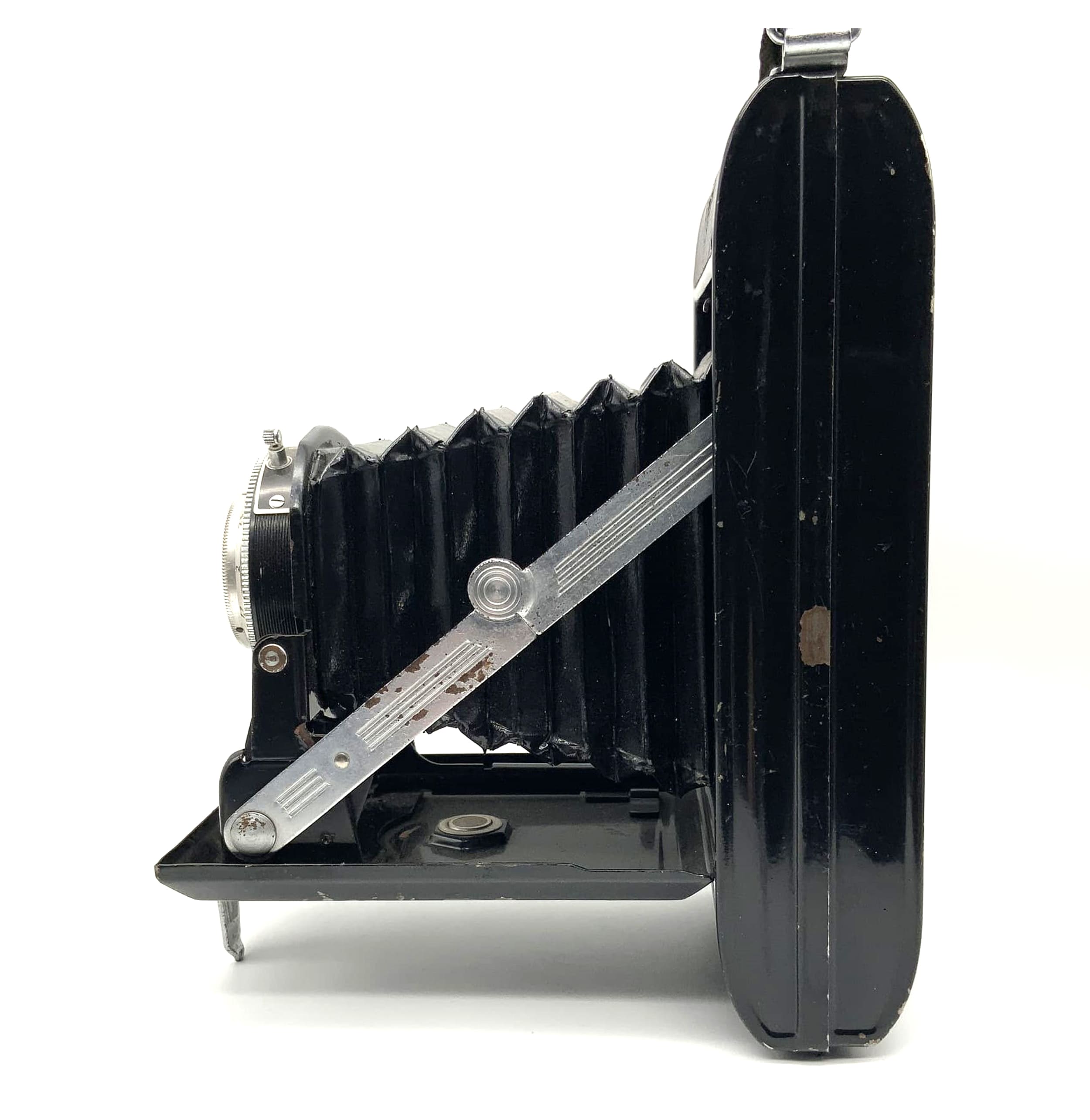 Appareil photo pliant Agfa Billy I avec objectif argentique Agnar 1:6.3/105 Vario