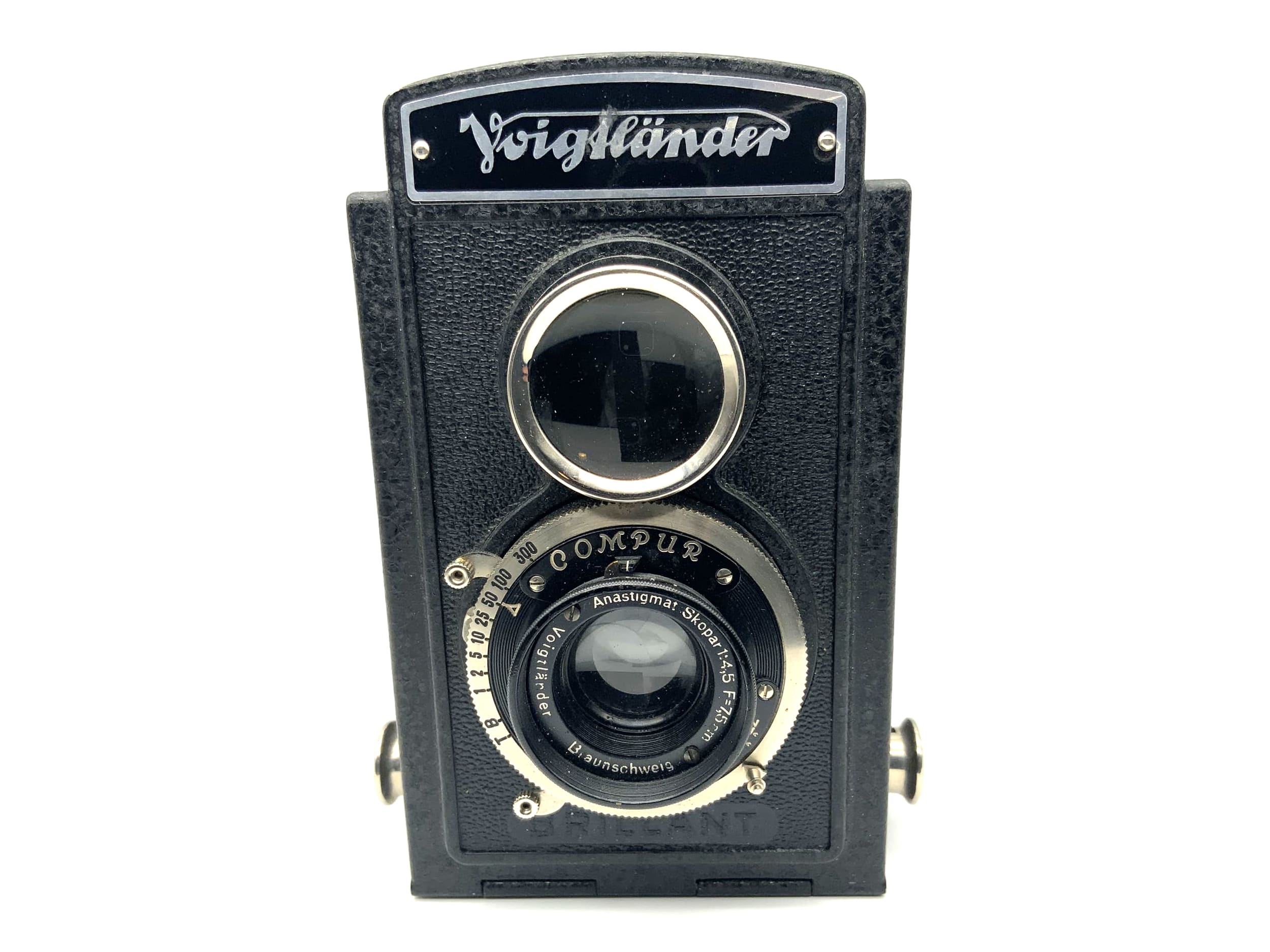 Voigtländer Brillant TLR with Anastigmat Skopar 1:4.5 F=7.5cm Compur 6x6