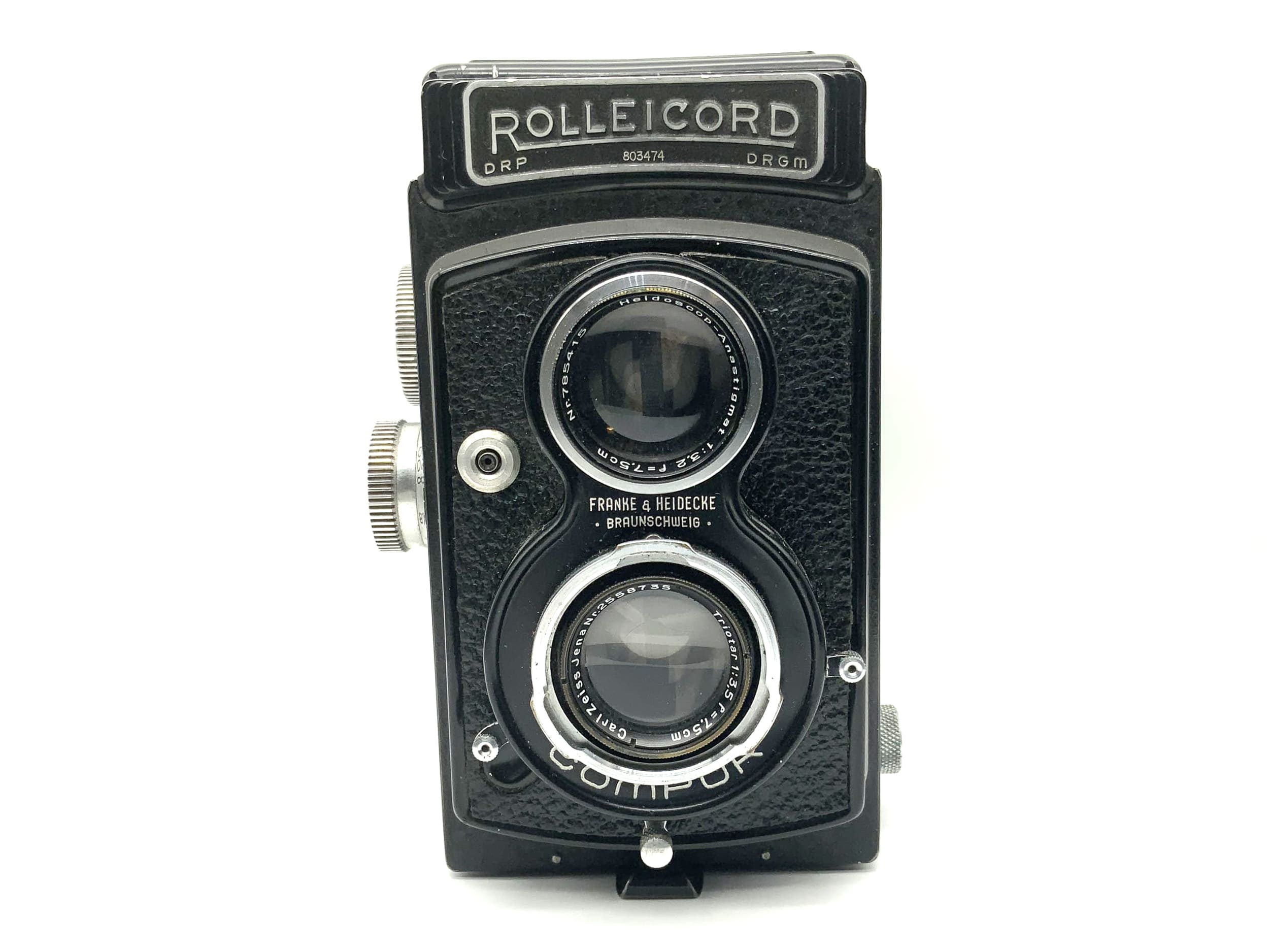 Rollei Rolleicord II TLR with Carl Zeiss Triotar 1:3.5 f=7.5cm Compur 6x6 F&amp;H