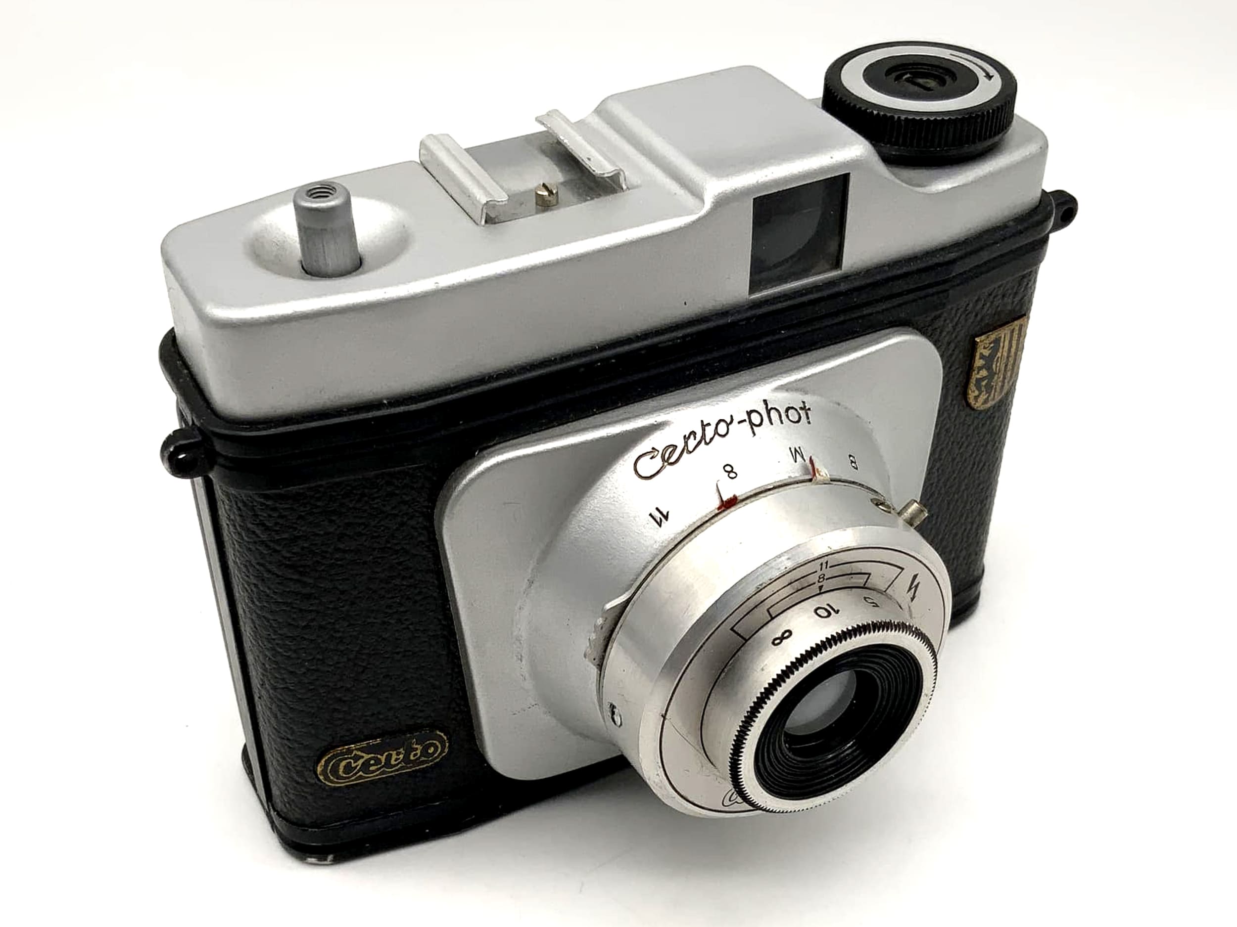 Appareil photo Certo Phot à film en rouleau 6x6, appareil photo analogique vintage des années 1950