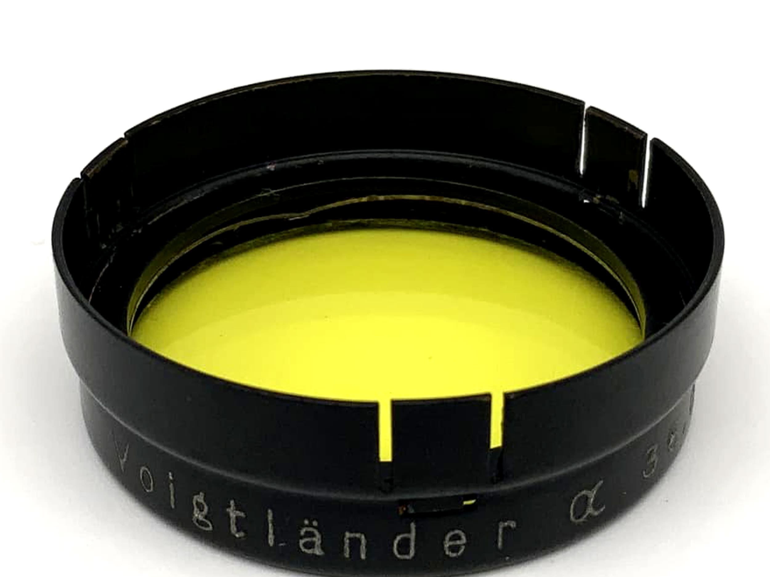 Filtre à enfiler Voigtländer jaune 37 mm (pas de 36,8 mm)