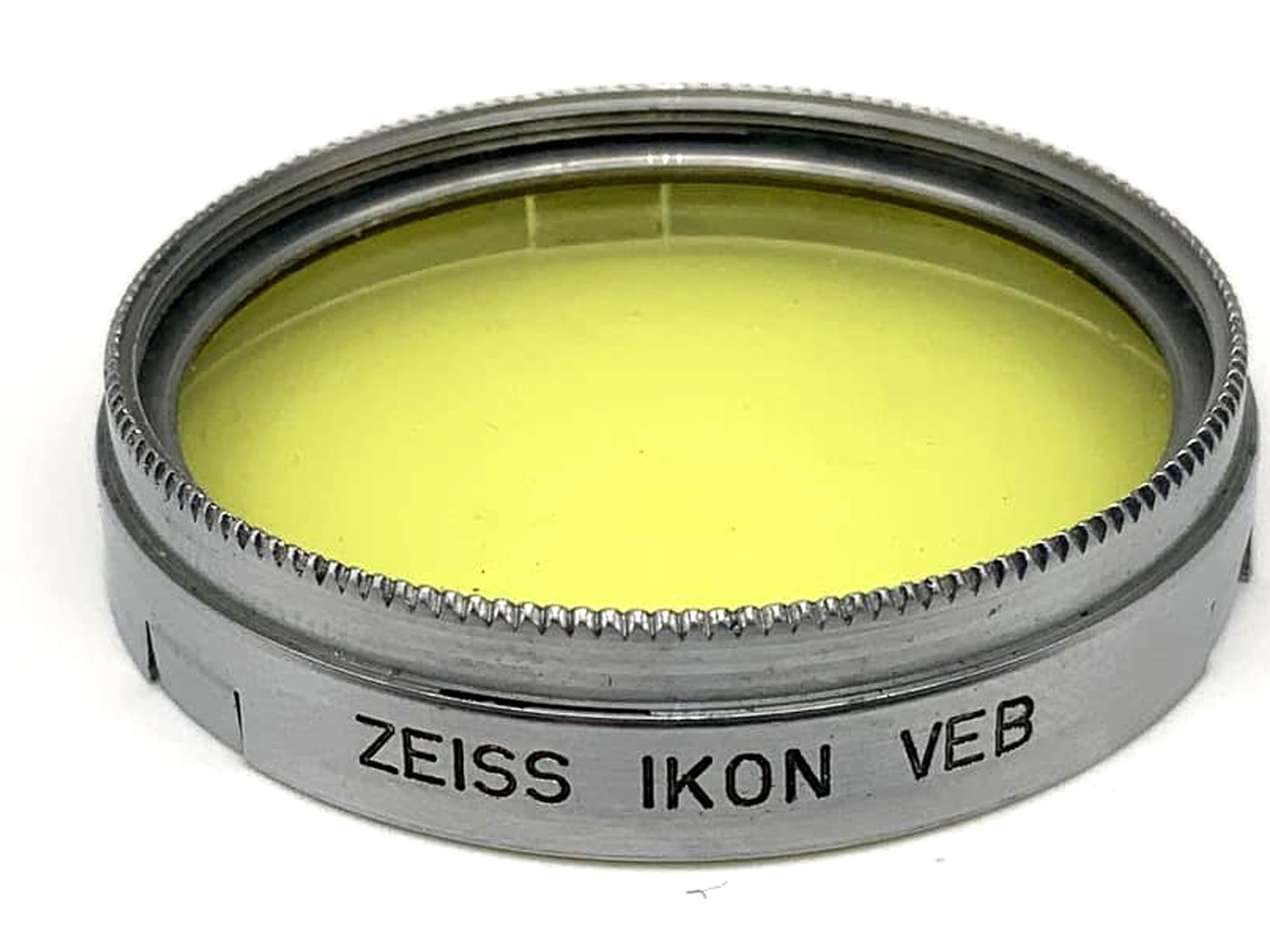 Zeiss Ikon VEB color filter 37mm G1 Yellow Yellow colorfilter plug-in filter Slip On