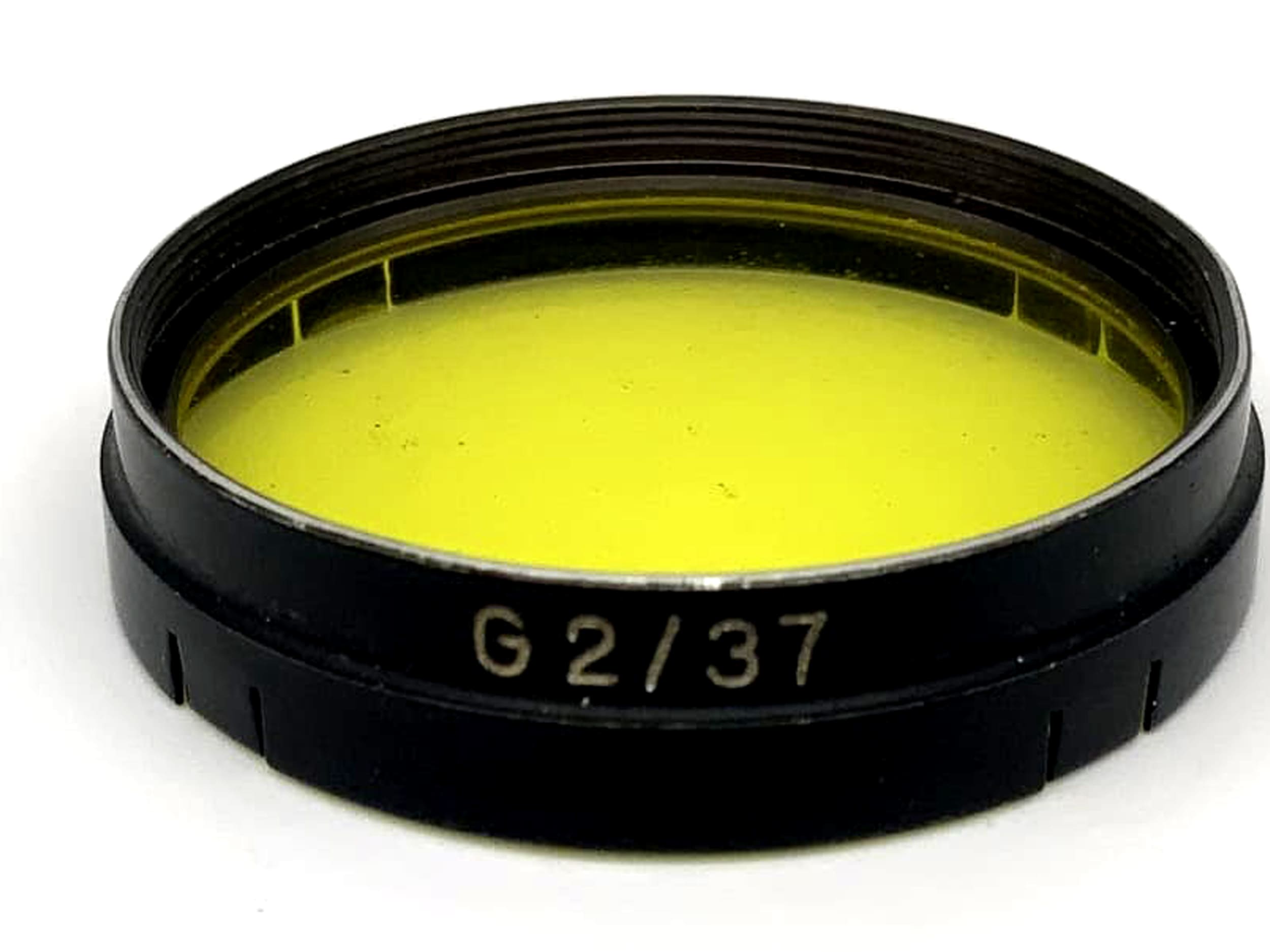 Filtre de couleur Carl Zeiss 37 mm G2/37 Jaune, filtre à clipser