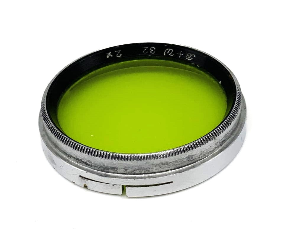 Filtre de couleur B+W 32 mm vert, filtre vert 2x à enfiler
