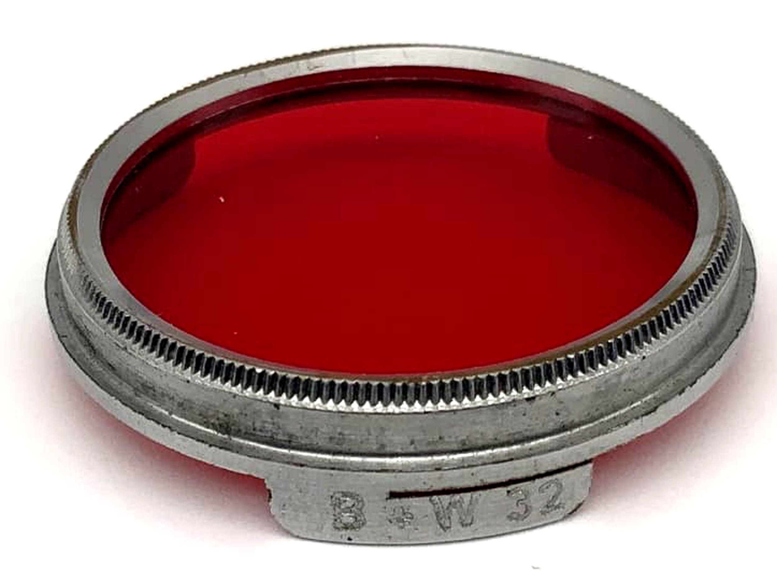 Filtre de couleur B+W 32 mm rouge, filtre à clipser