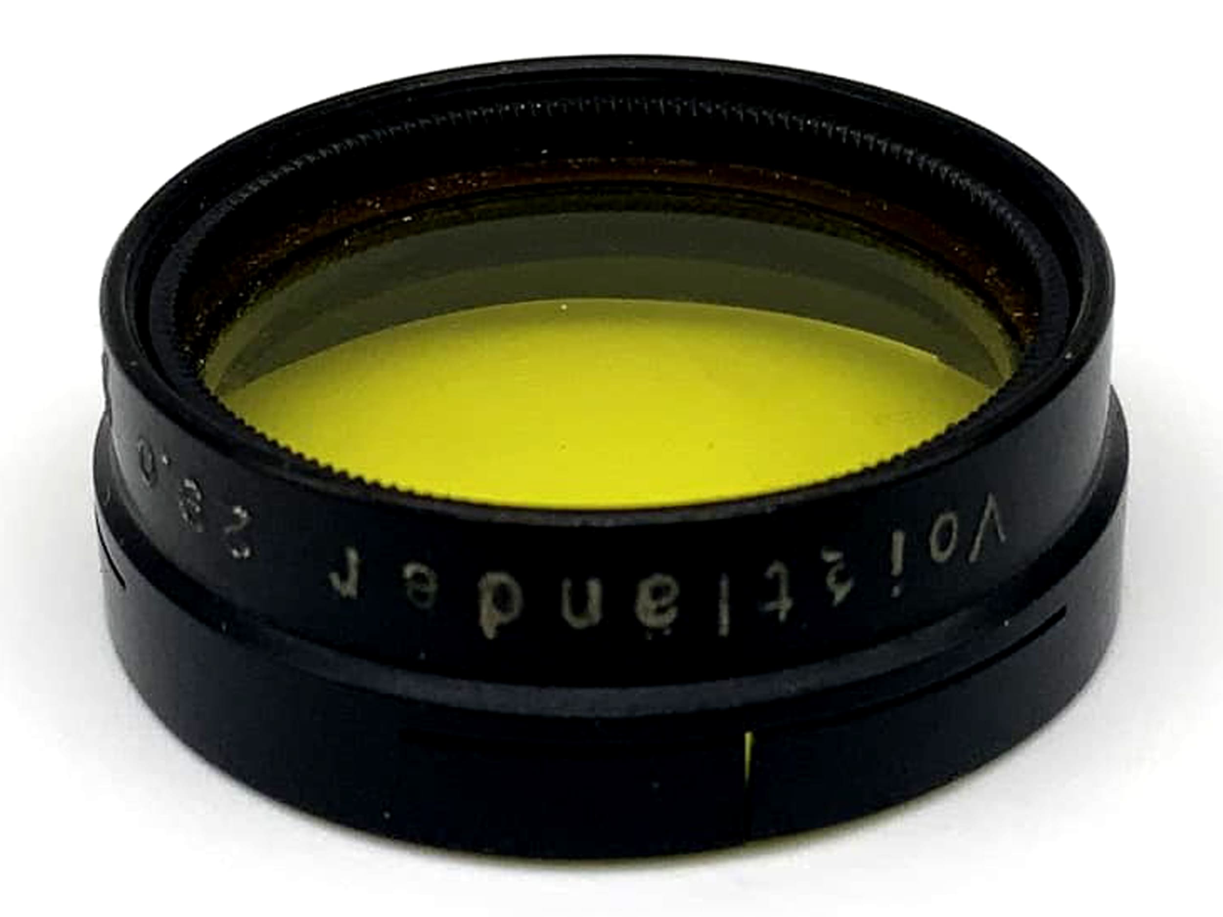 Filtre de couleur jaune alpha Voigtländer 29 mm, filtre à enfiler