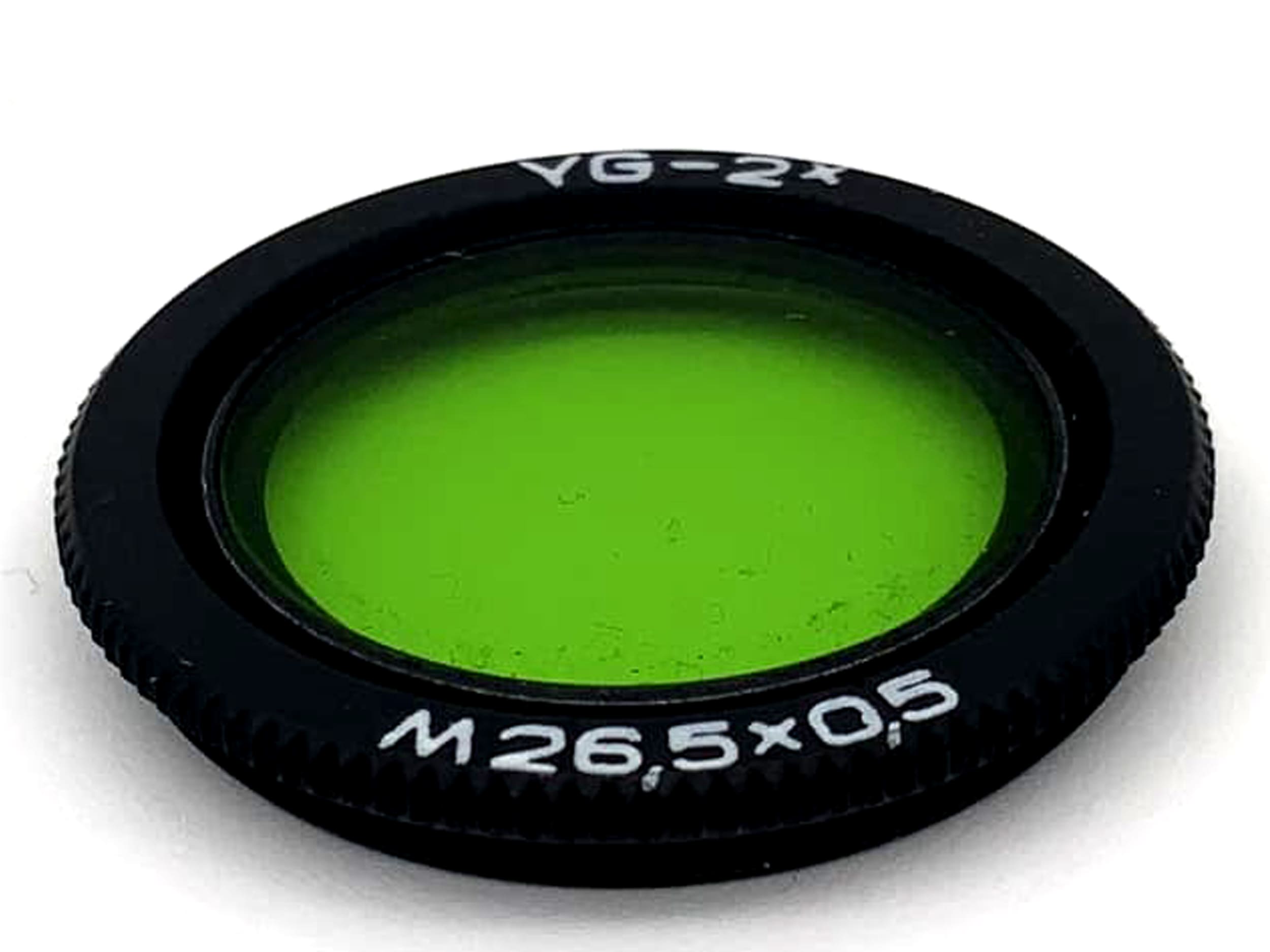 Zenit color filter 26.5mm green YG-2x M26.5x05 green color filter