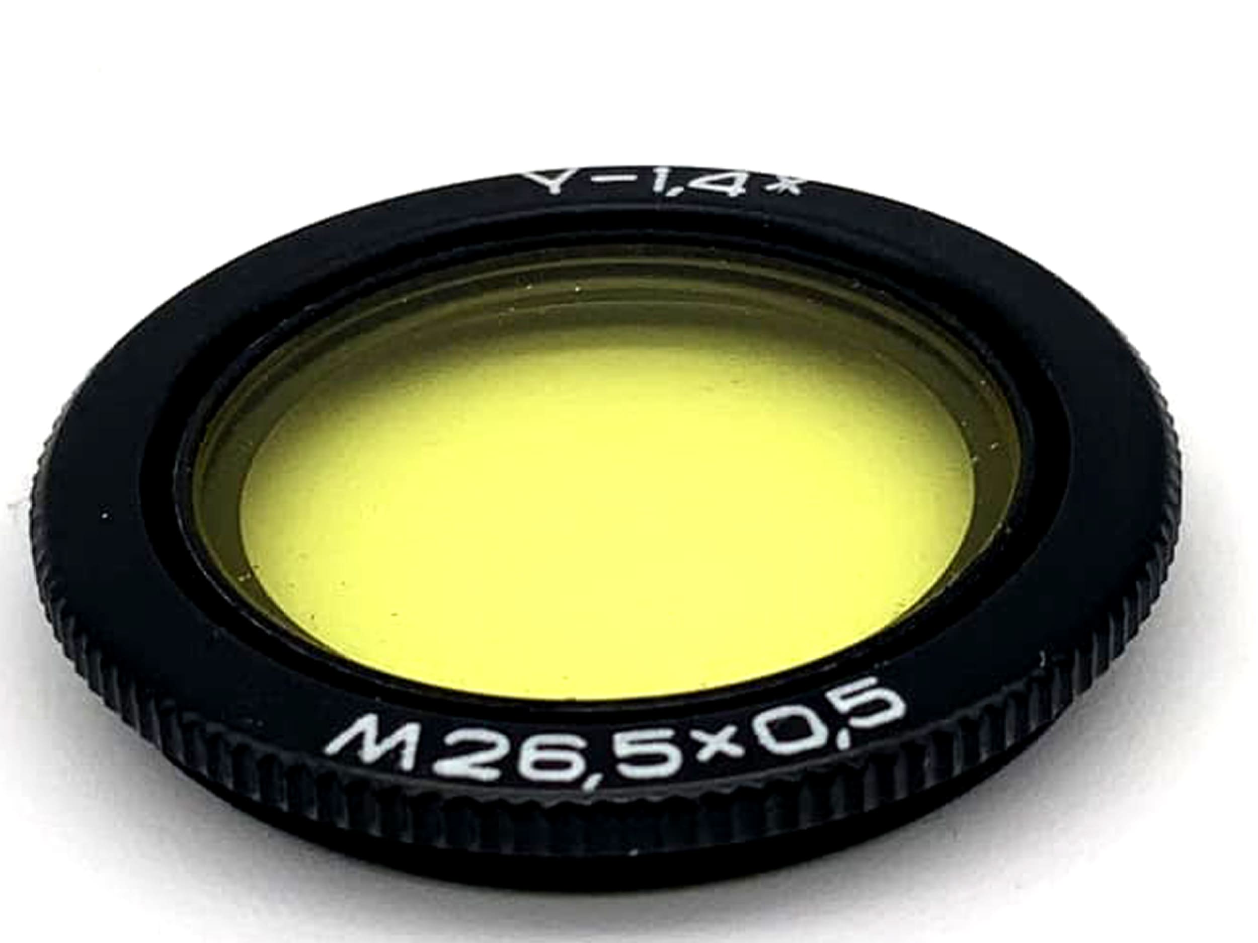 Zenit color filter 26.5mm yellow Y-1.4x M26.5x05 yellow colorfilter