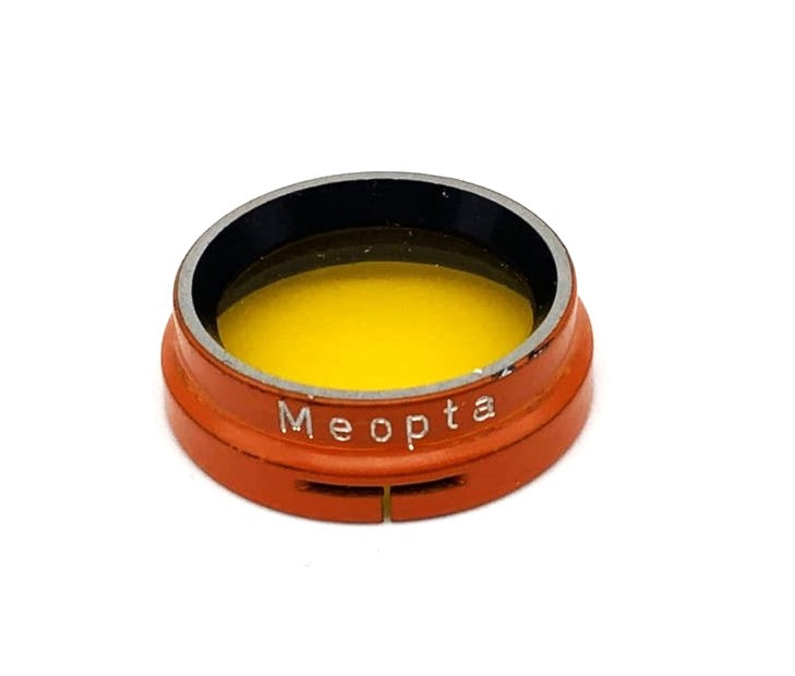 Filtre de couleur Meopta 18 mm G3 jaune, filtre à clipser
