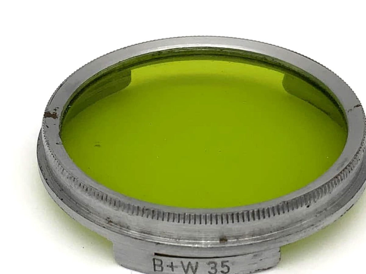 Filtre de couleur vert B+W 35 mm, filtre à enfiler