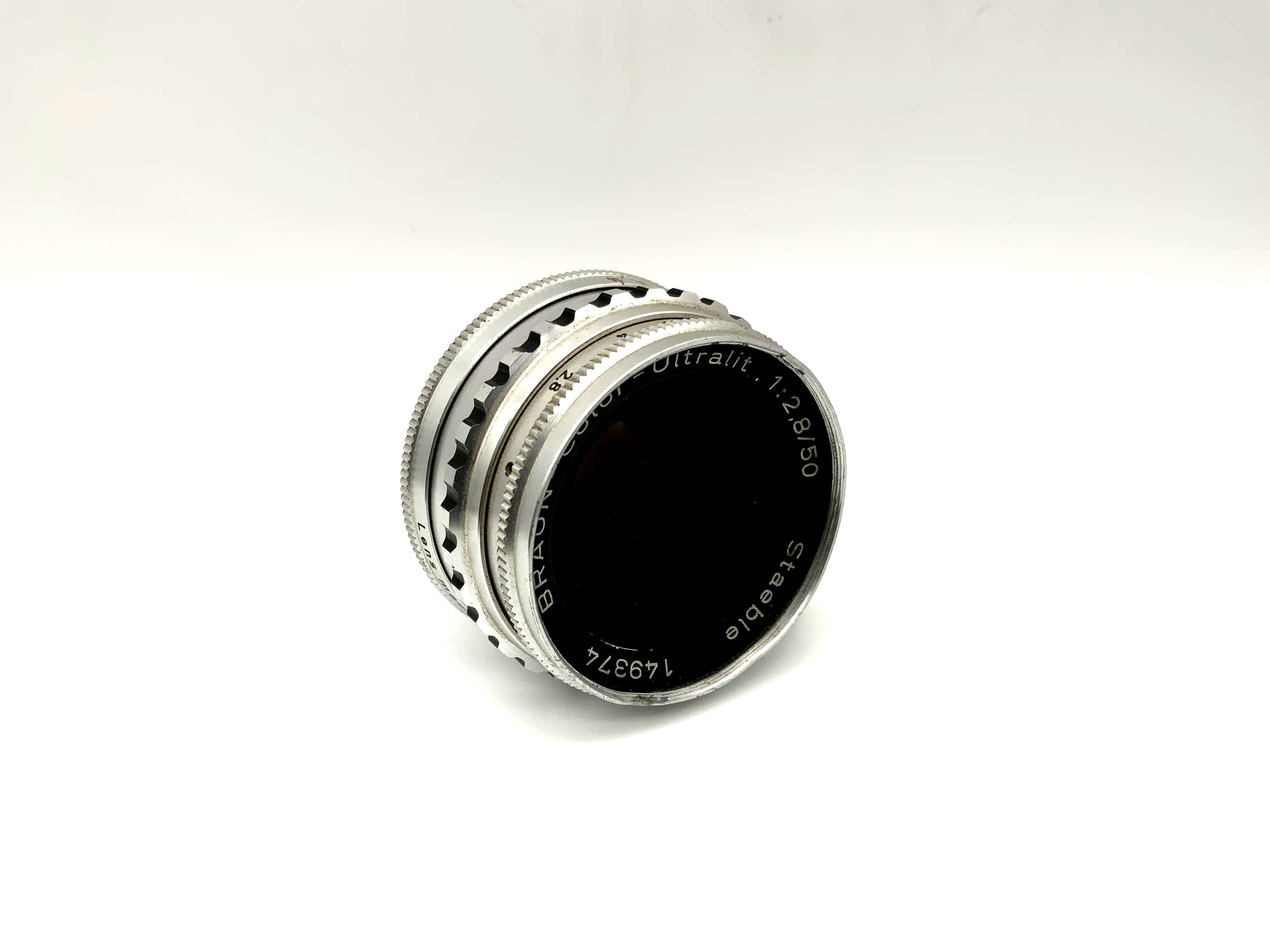 Braun 50mm 1:2.8 lens for Super Paxette Staeble Color-Ultralit (M39)