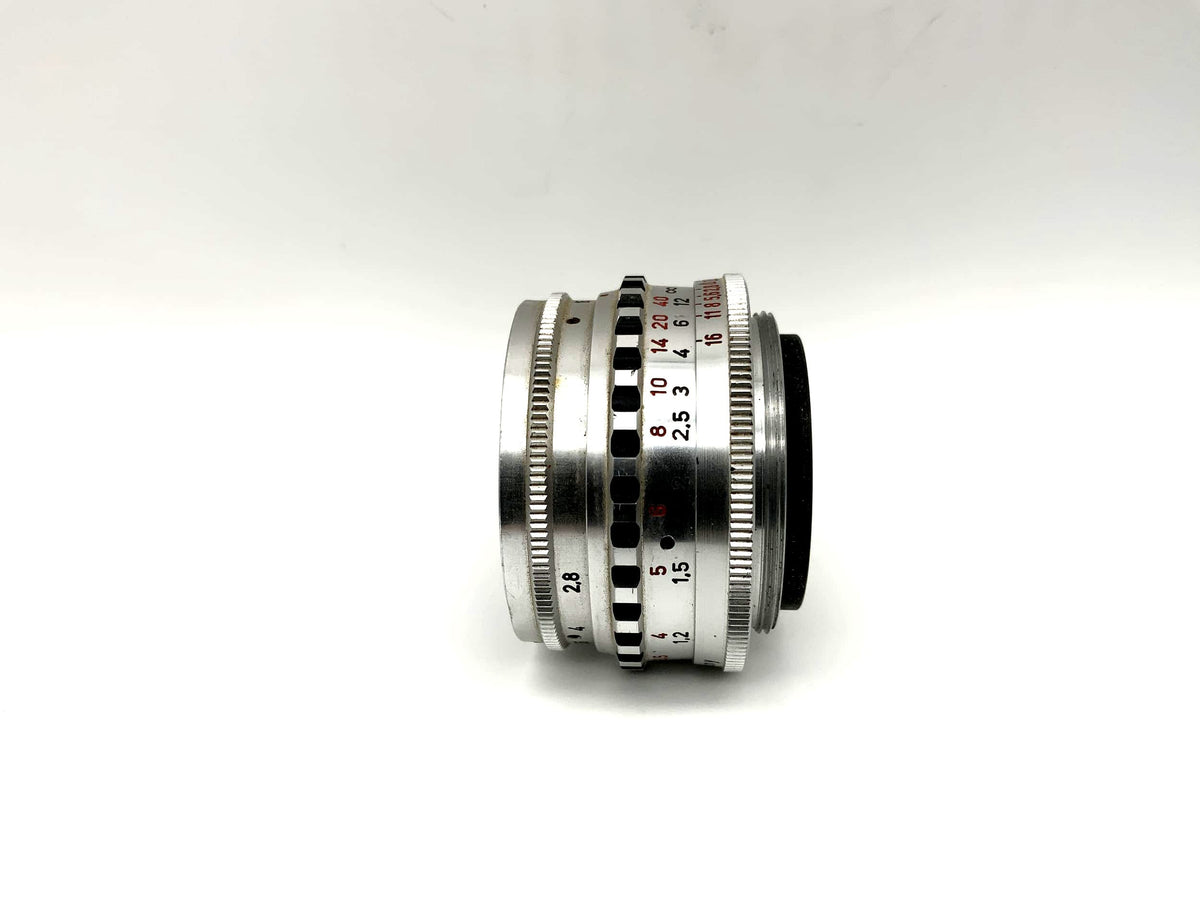 Objectif Braun 50 mm 1:2.8 pour Super Paxette Staeble Color-Ultralit (M39)