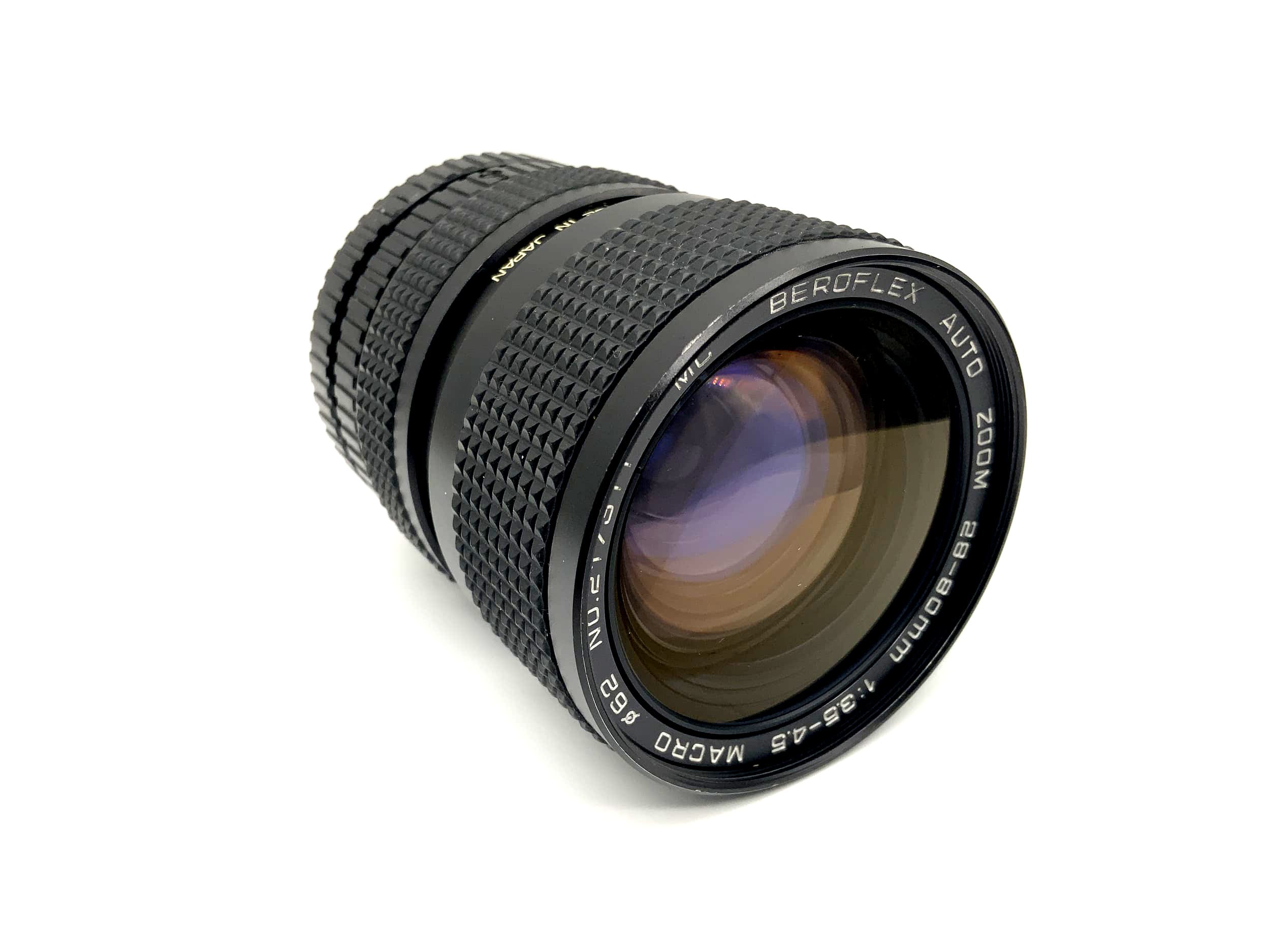 Beroflex 28-80mm 1:3.5-4.5 Lens Auto Zoom MC Macro Camera Lens (M42)