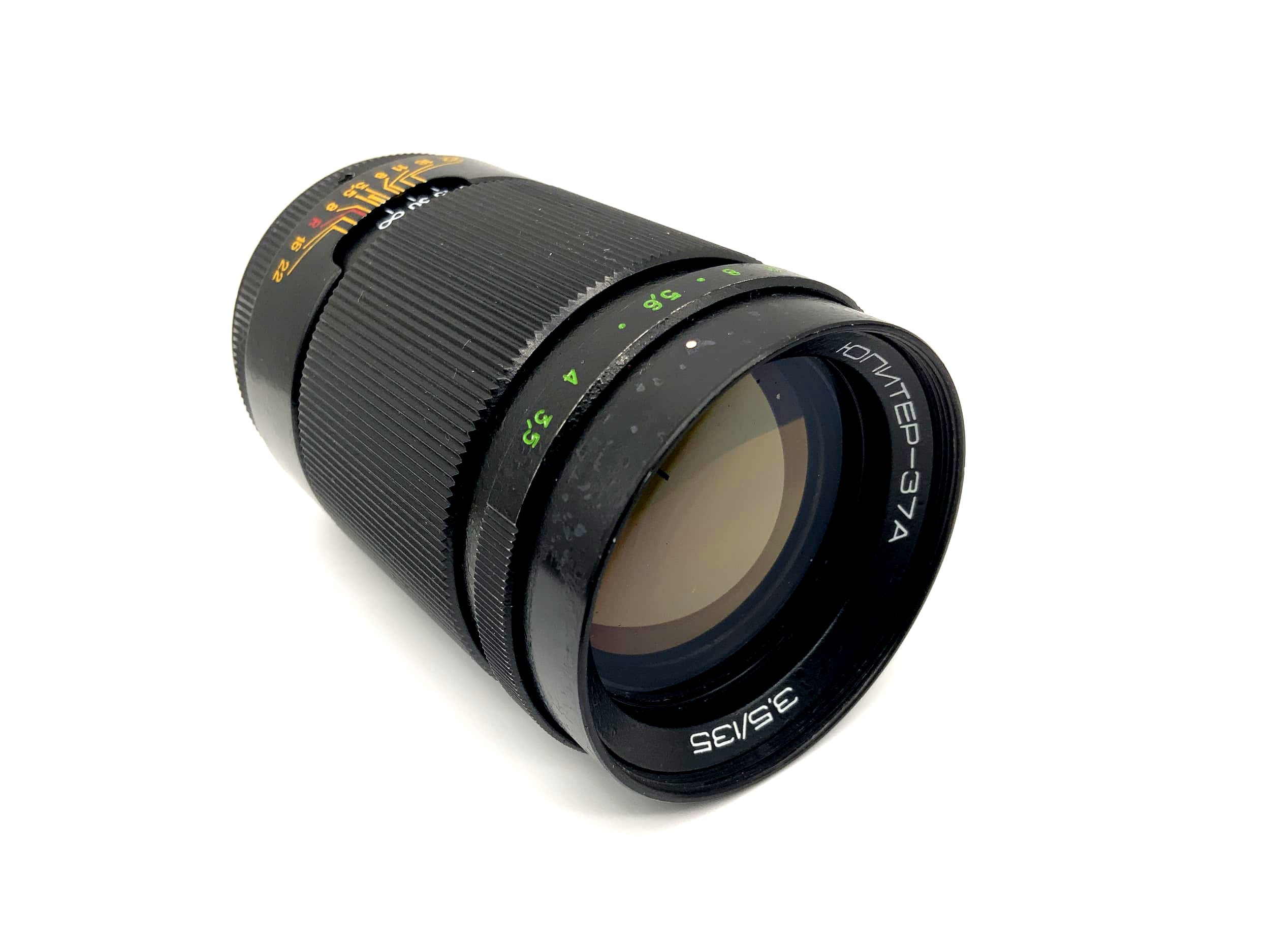 Objectif KMZ 135 mm 1:3,5 Jupiter-37A fabriqué en URSS (M42)
