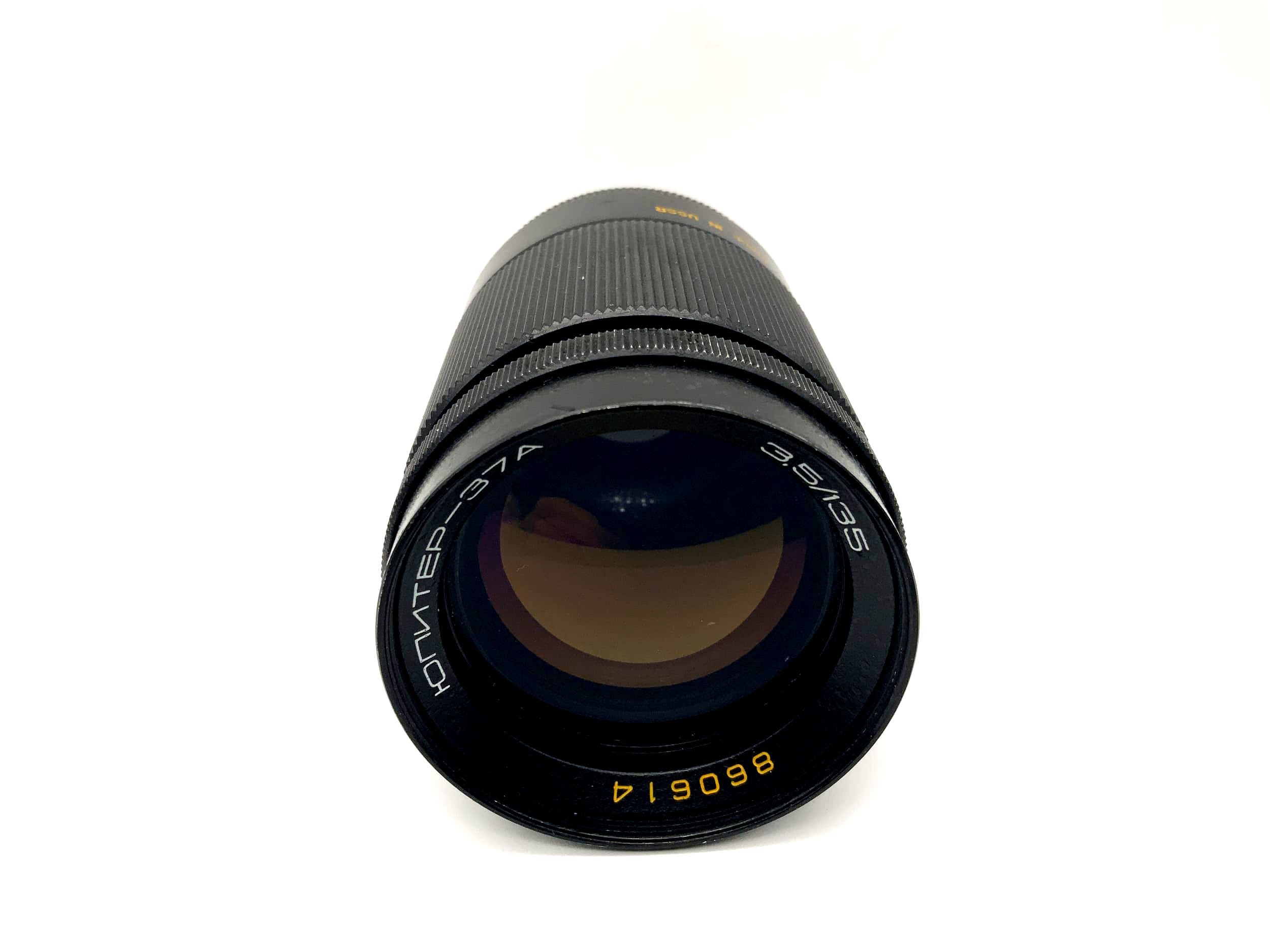 Objectif KMZ 135 mm 1:3,5 Jupiter-37A fabriqué en URSS (M42)