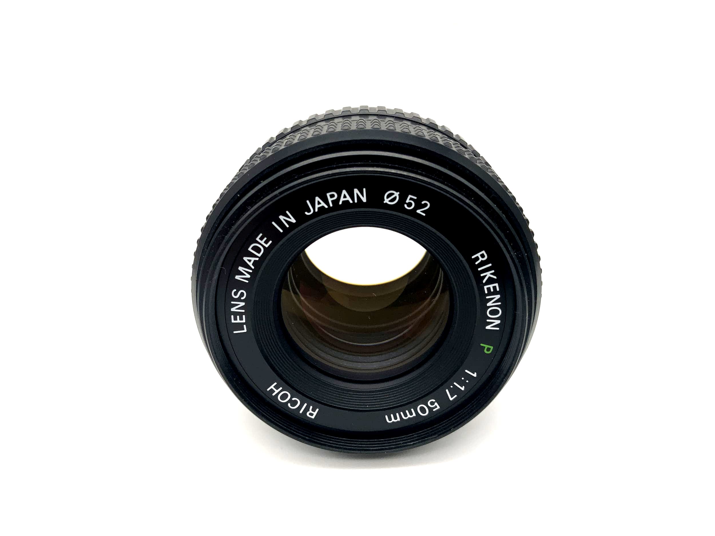 Objectif Ricoh 50 mm 1:1.7 Rikenon P (objectif pour appareil photo Pentax K)