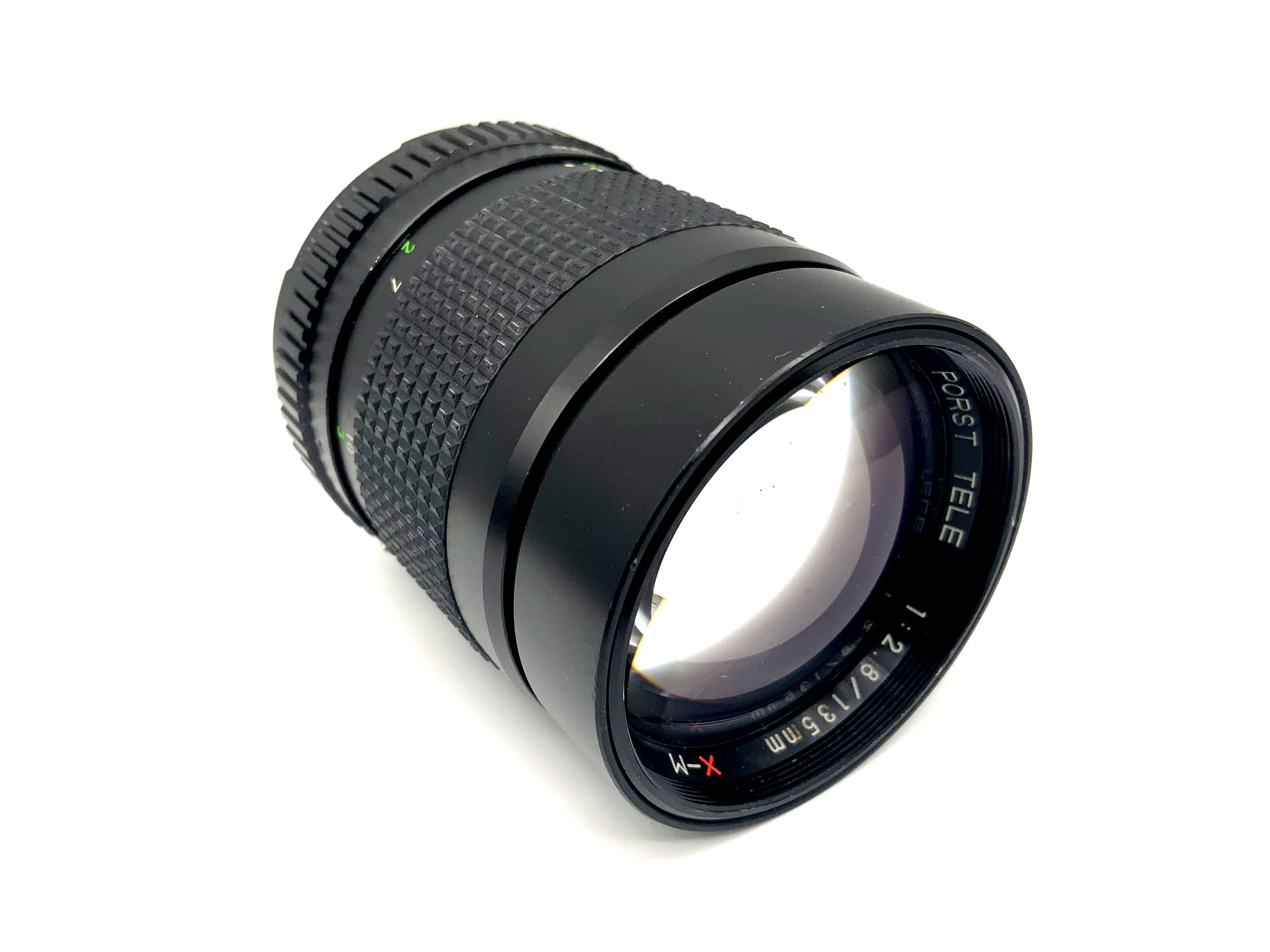 Objectif Porst 135 mm 1:2.8 XM Tele GMC Macro pour appareil photo (Fujica X)