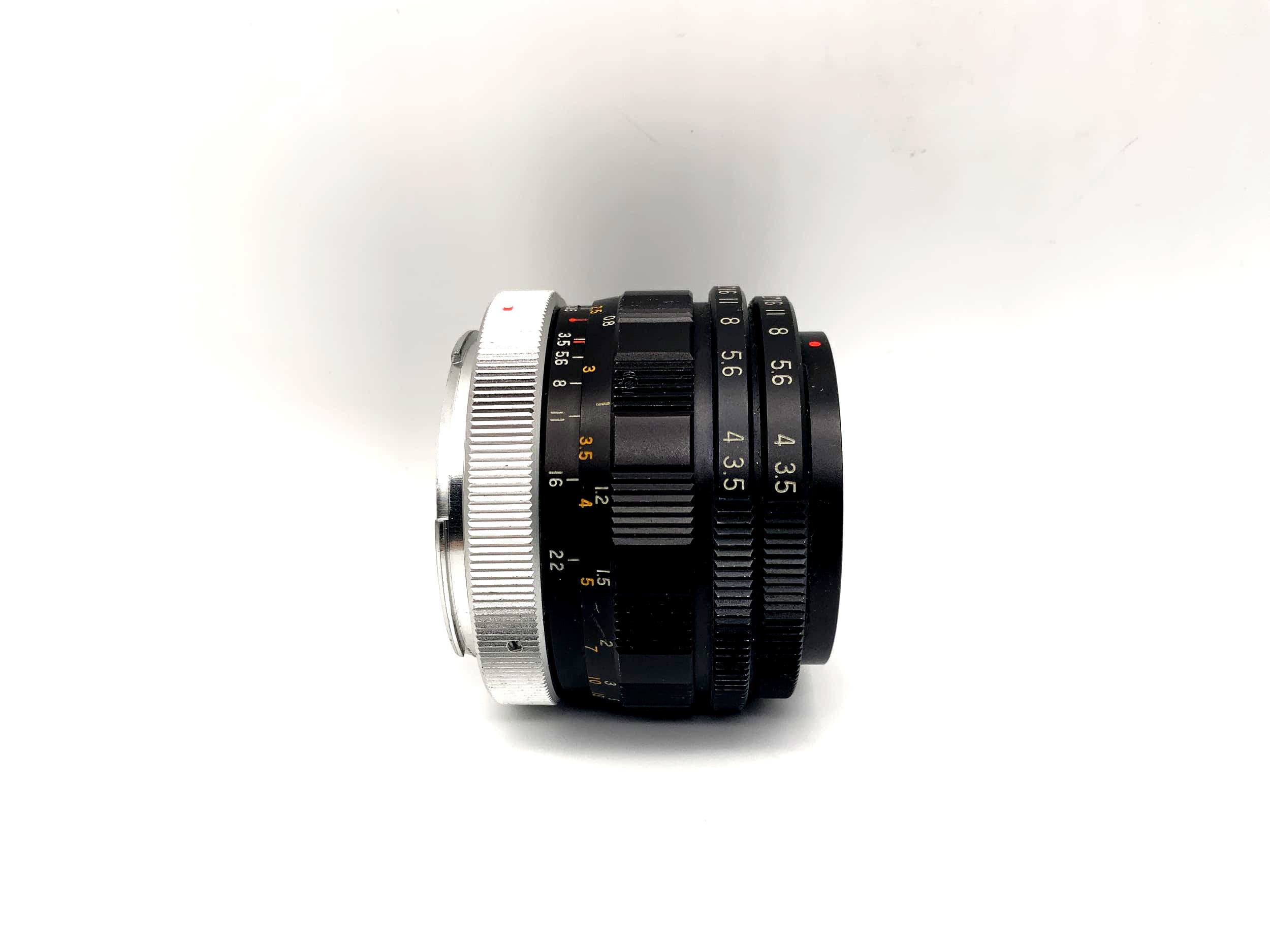 Objectif grand angle Hanimex 35 mm 1:3.5 (Nikon F)