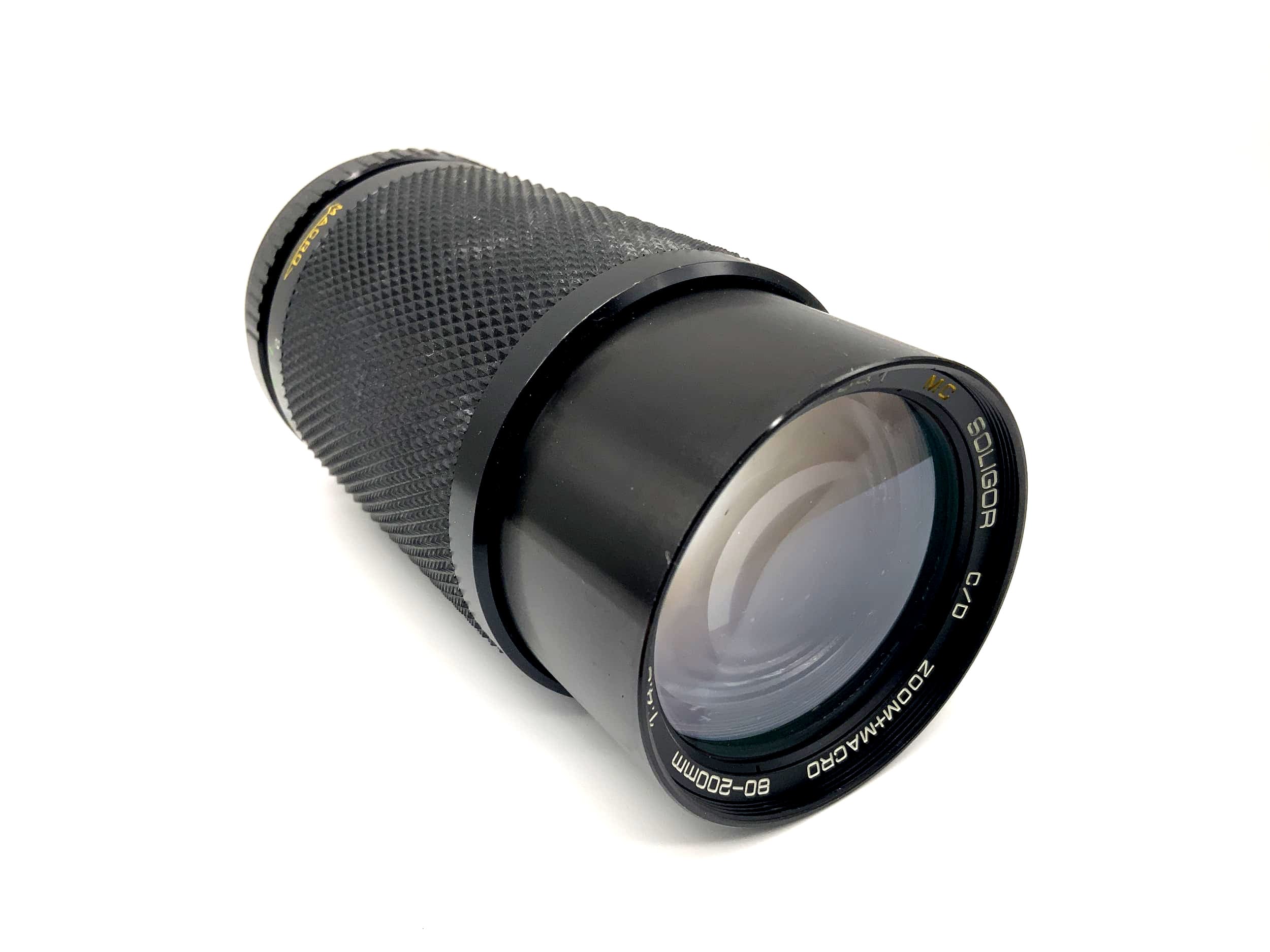 Objectif Soligor 80-200mm 1:4.5 C/D Zoom+Macro MC pour appareil photo (Rollei QBM)