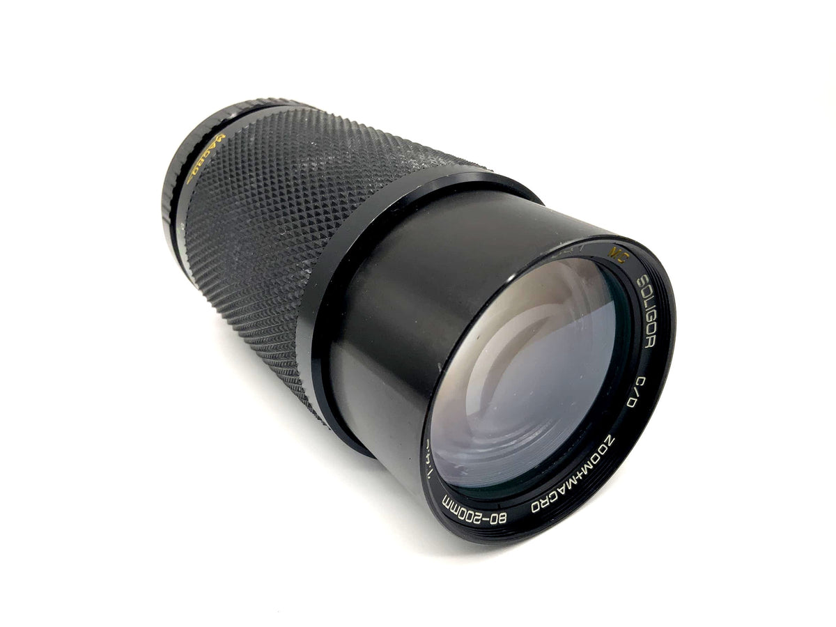 Objectif Soligor 80-200mm 1:4.5 C/D Zoom+Macro MC pour appareil photo (Rollei QBM)