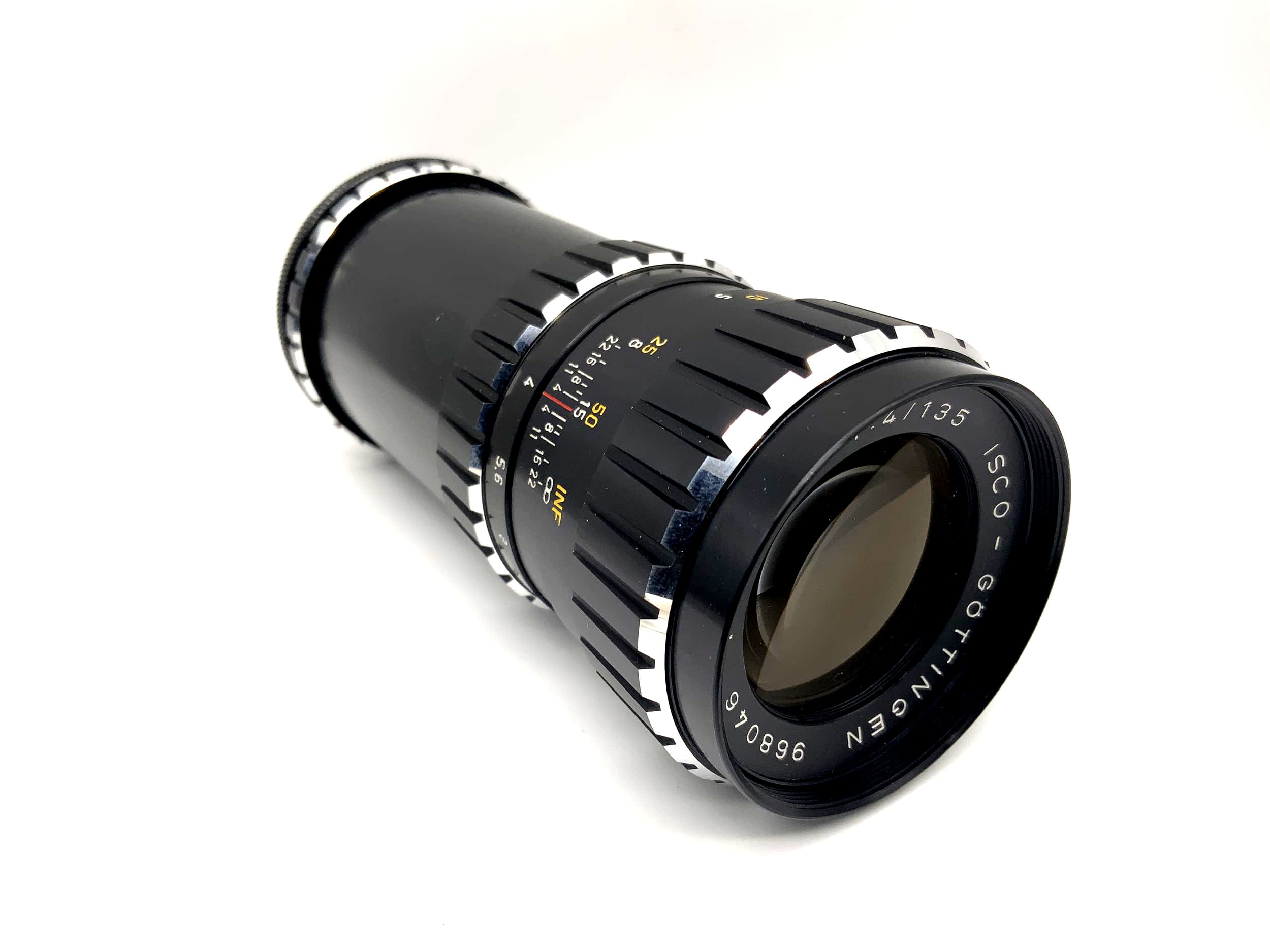 Objectif Isco Göttingen 135mm 1:4, objectif pour appareil photo Isconar (Exa)